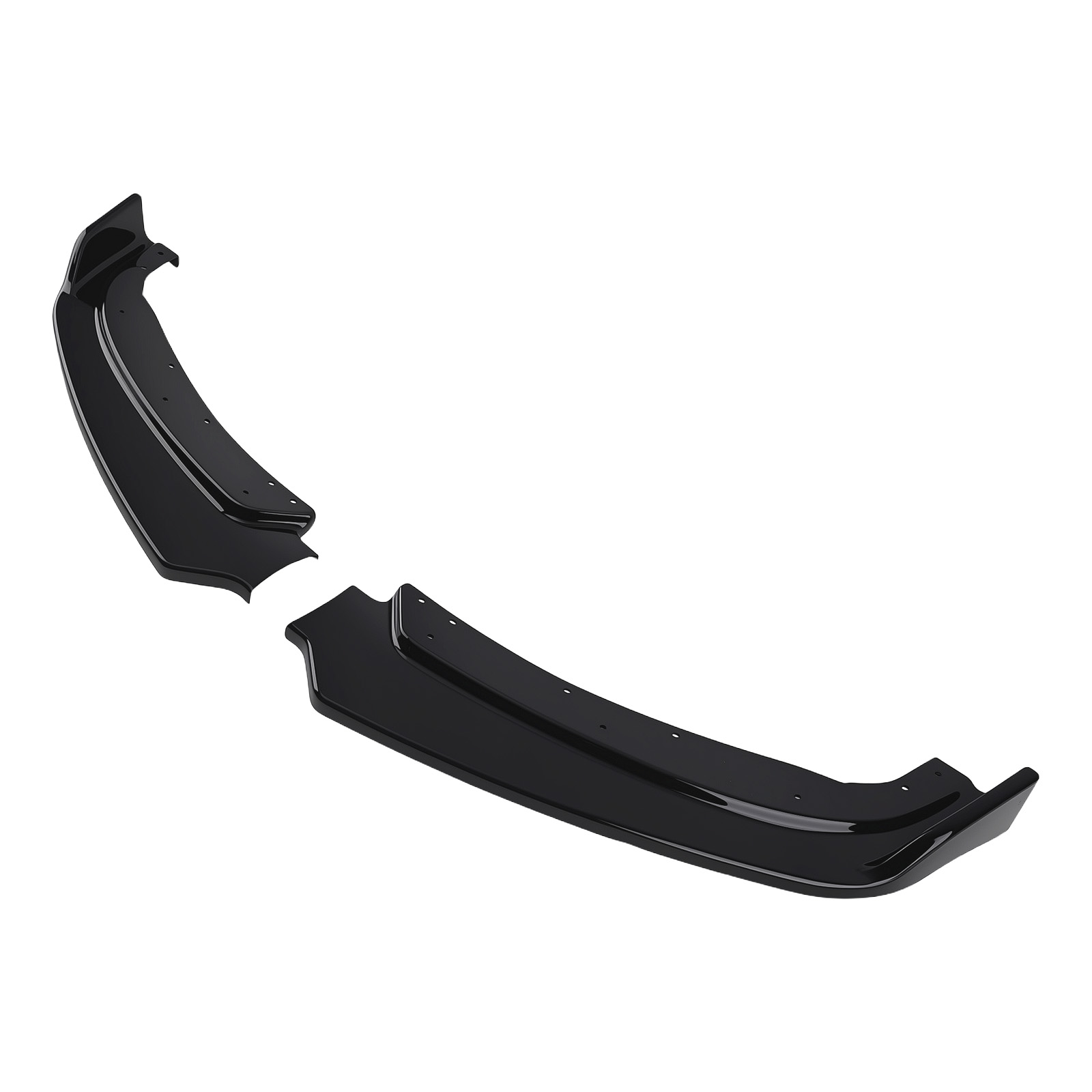 Gloss Black Front Bumper Splitter Spoiler Lip Kit For BMW F30 Base 2012-2015