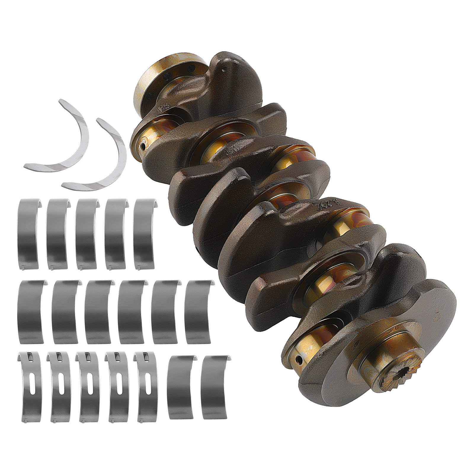 Crankshaft w/ Main Rods Bearing Kit For 2.0 TSI Audi A4 VW Golf EA888 gen3 15-22