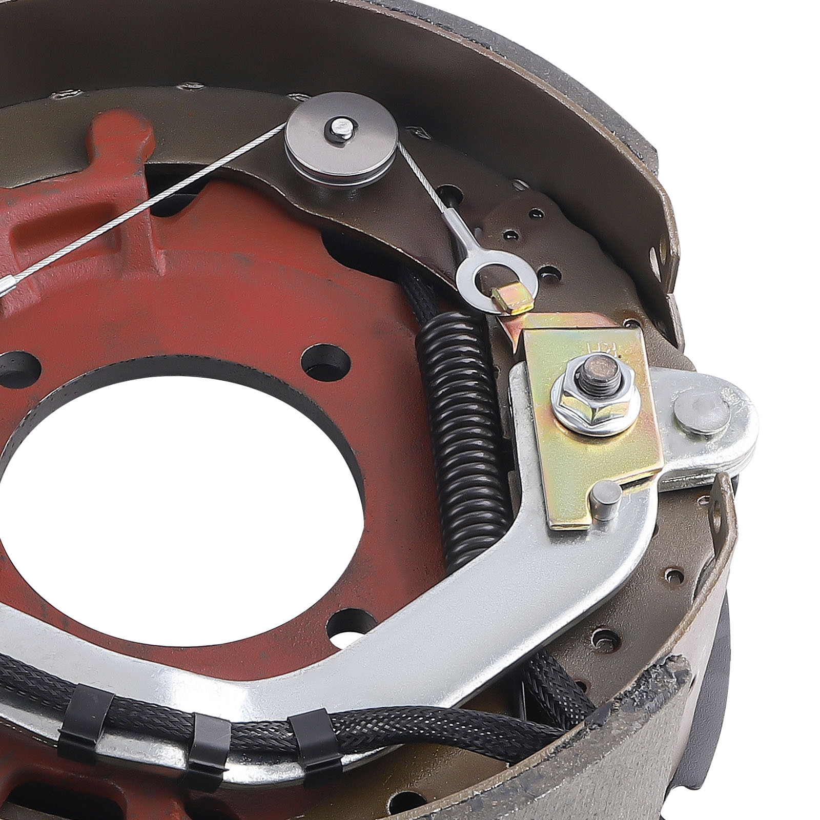 4pcs 12-1/4 x 3-3/8 lbs Electric Trailer Backing Plate Brake for Dexter 8K Axle