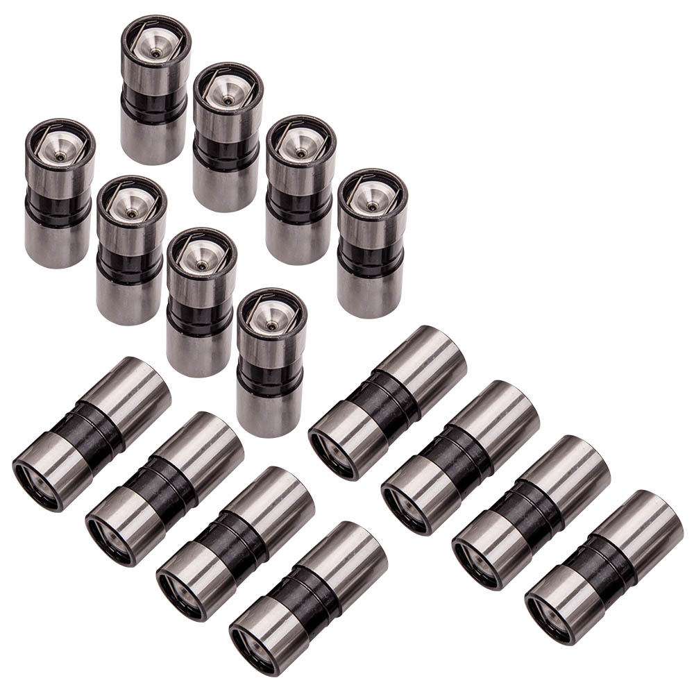 16 Hydraulic Flat Tappet Lifters for Chevrolet Small Block /& Big Block 327 350