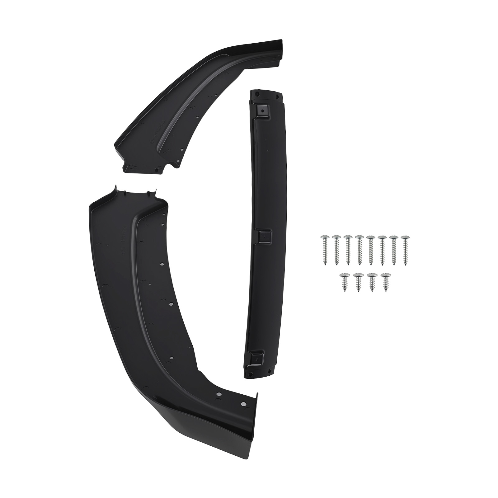 Gloss Black Front Bumper Splitter Spoiler Lip Kit For BMW F30 Base 2012-2015