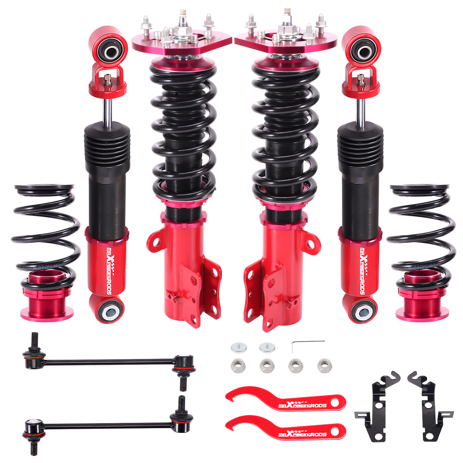Coilover 24 Way Damper Adjustable Shock & Springs Kit for CHEVROLET COBALT 05-10