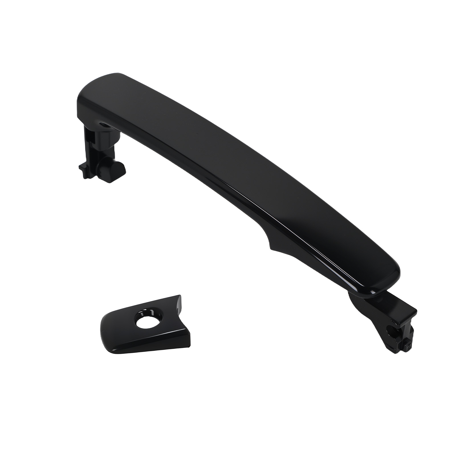 Black Exterior Door Handle Right for Nissan Rogue 08-13 Select 80640-AM205