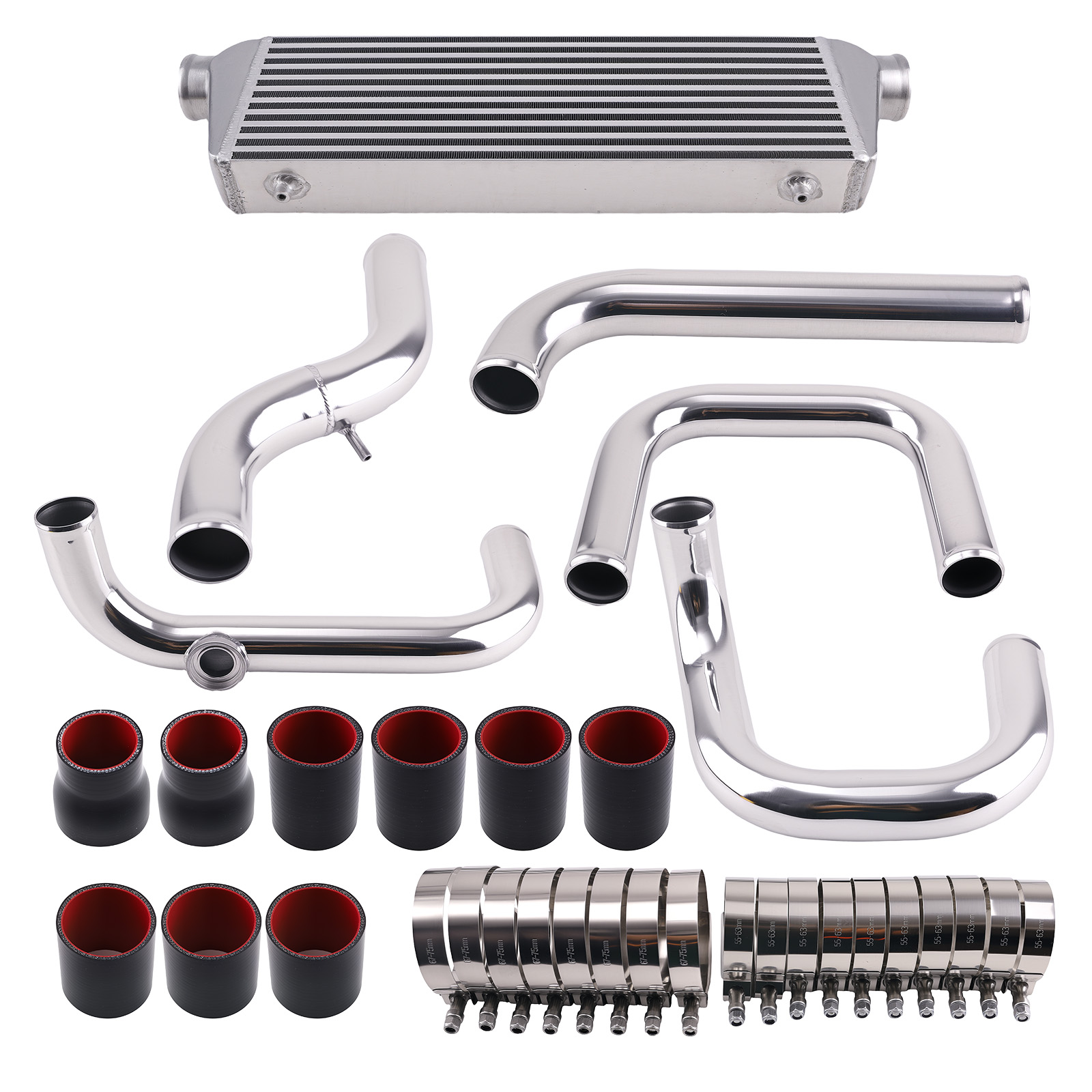 Intercooler +Piping +Coupler Kit for Honda Civic 92-00 for Acura Integra 94-01