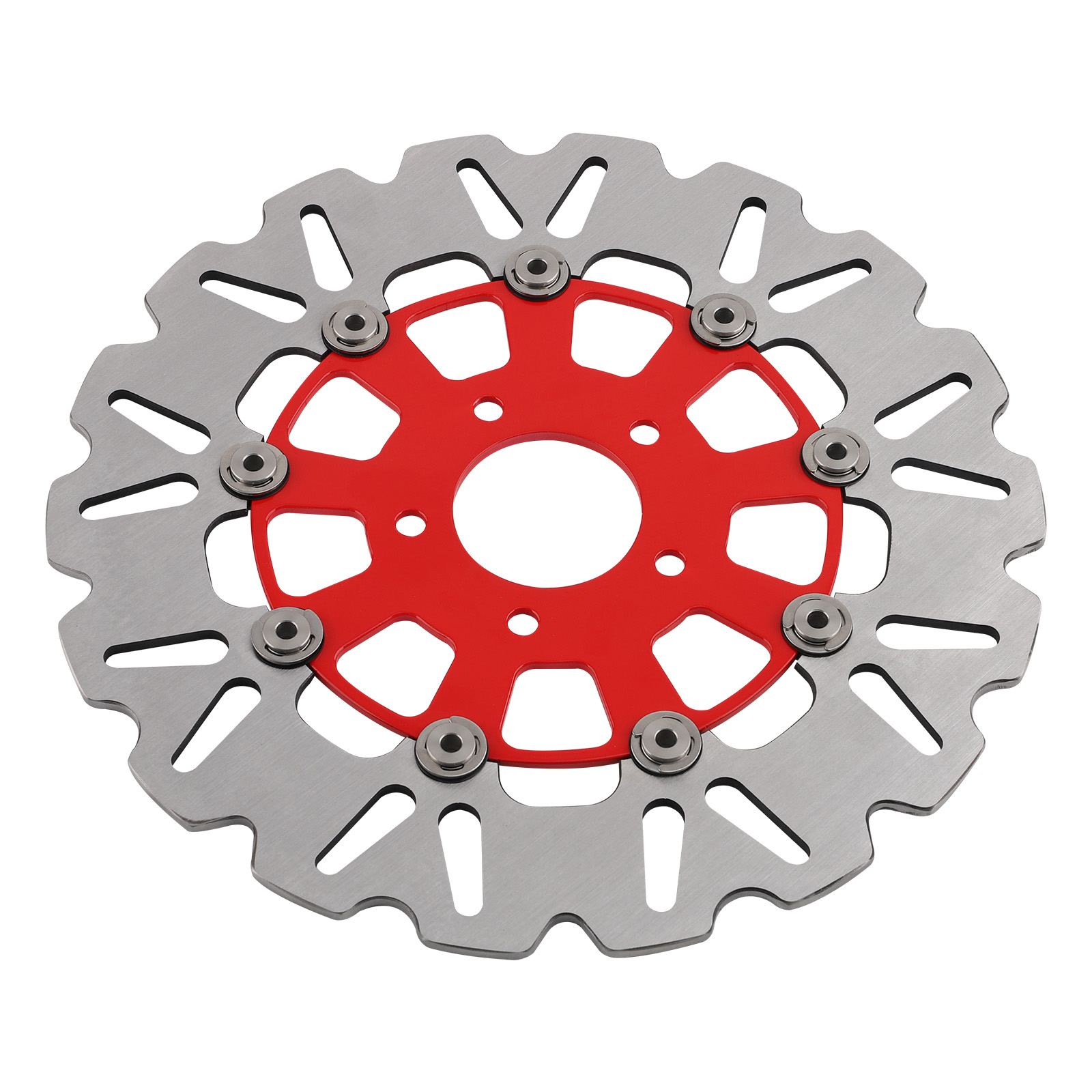 299mm Front Brake Disc Pair for Harley-Davidson Dyna Sportster 2006-2024 Red