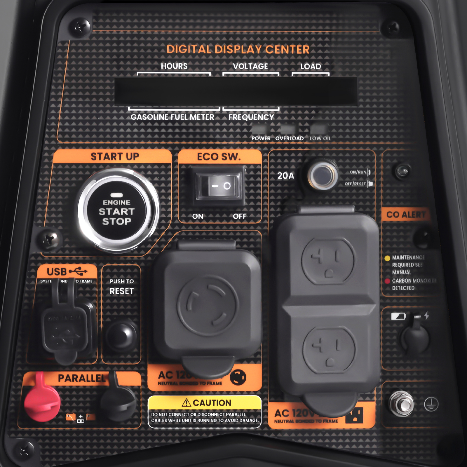 3500 Watt Portable Generator Inverter 3.2KW Gas Propane Dual Fuel Electric Start