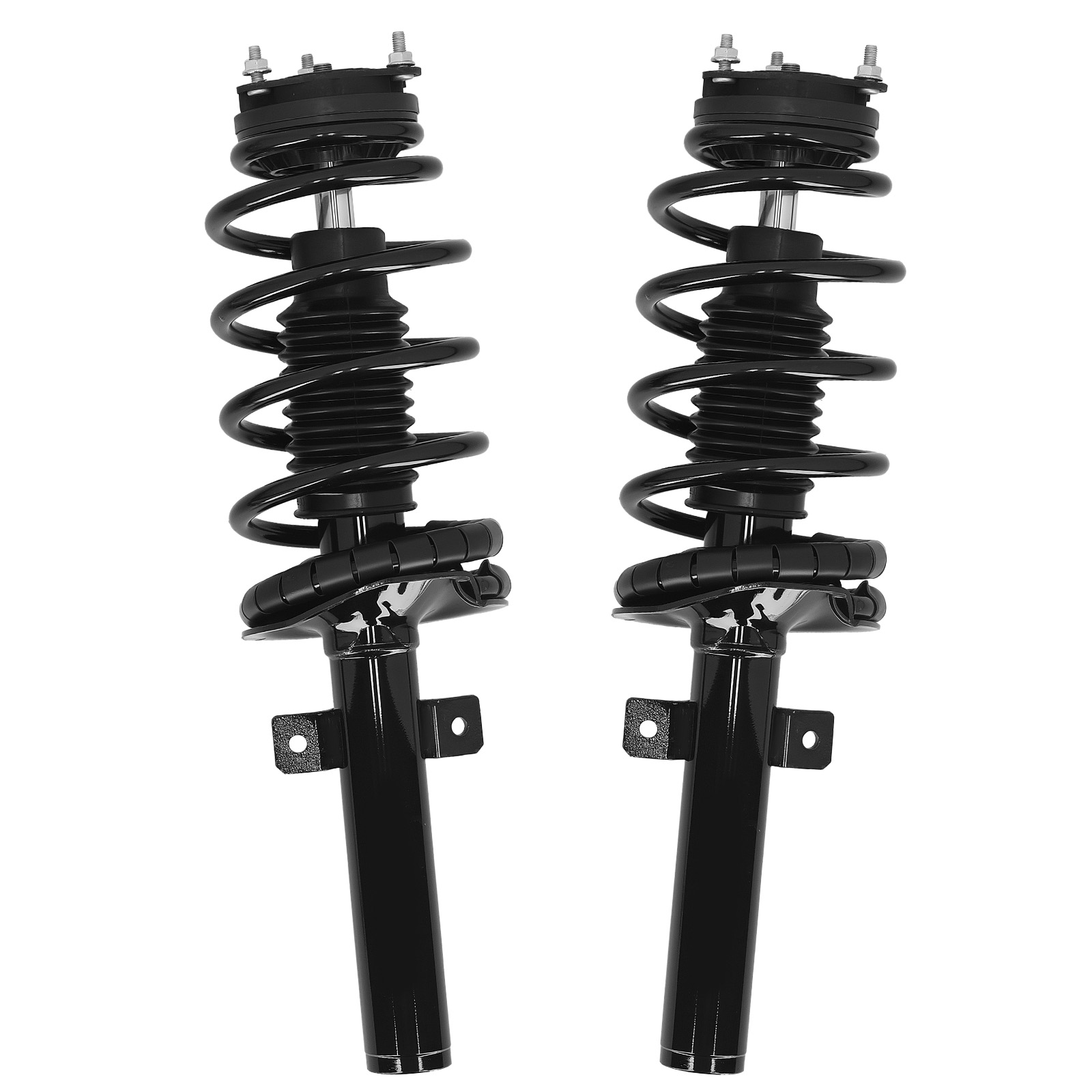Pair Front Complete Struts w/ Coil Spring for Ford Transit Connect 2010 - 2013