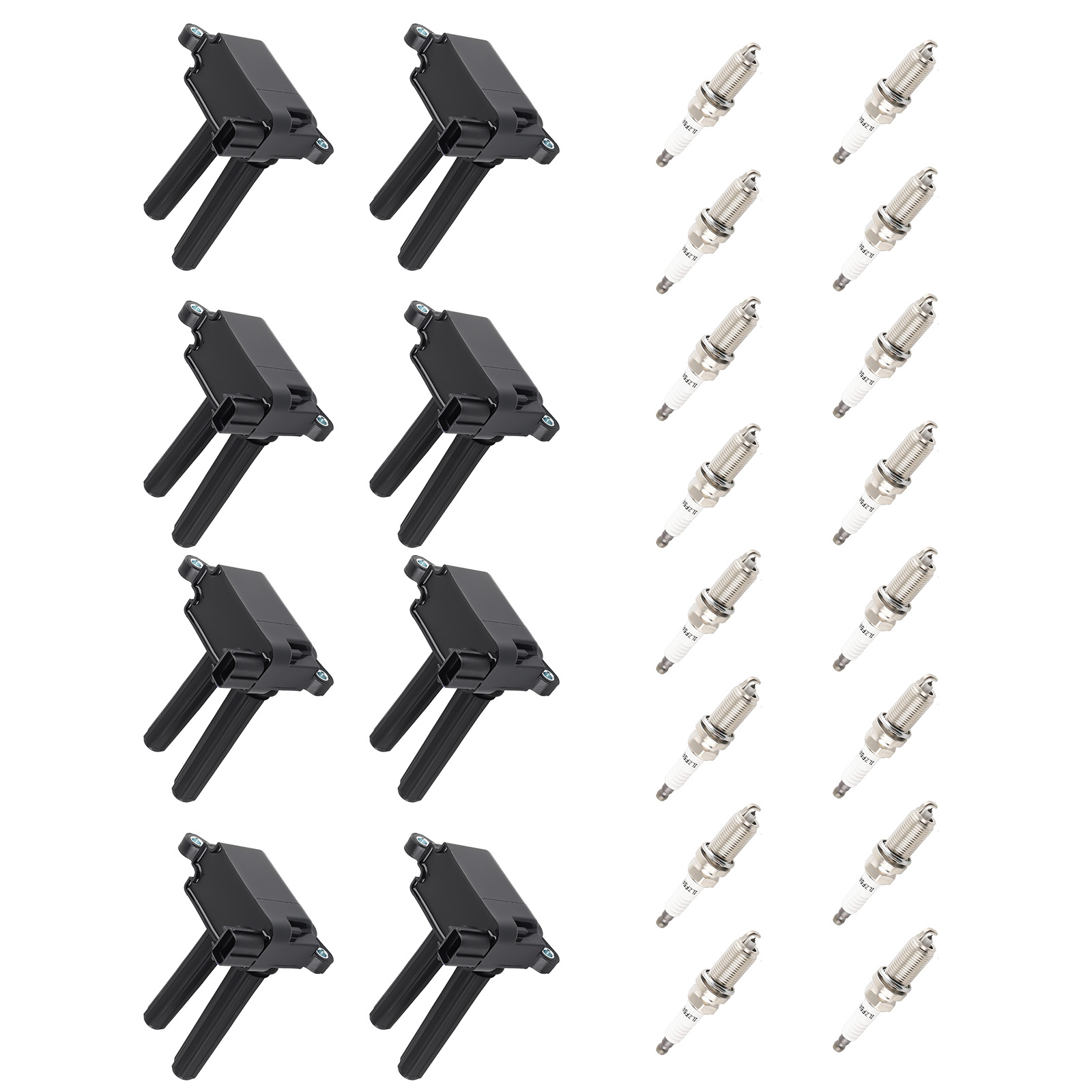 8pcs Ignition Coil & 16 Spark Plug For Chrysler Dodge Charger Ram Jeep UF-504