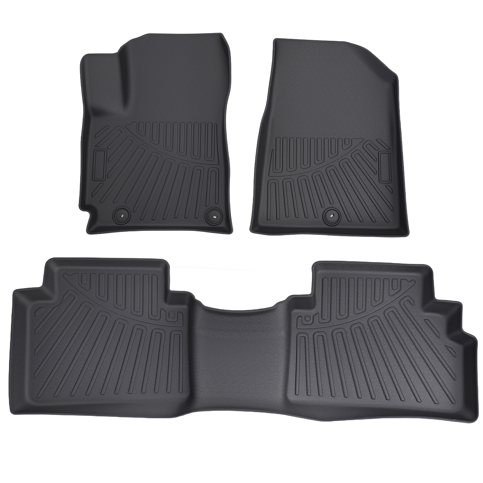 Carpet Floor Mats for Kia Soul 2020-2025 Black TPE All Weather Floor Liners