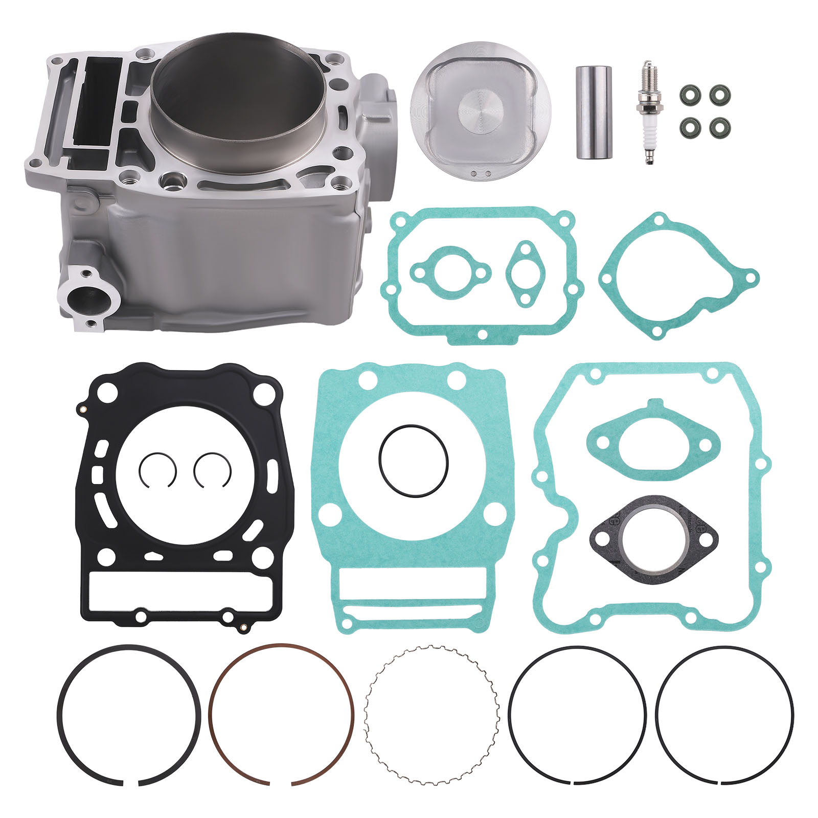Complete Top End Kit Cylinder Piston Rings for Polaris Sportsman 500 1996-2013