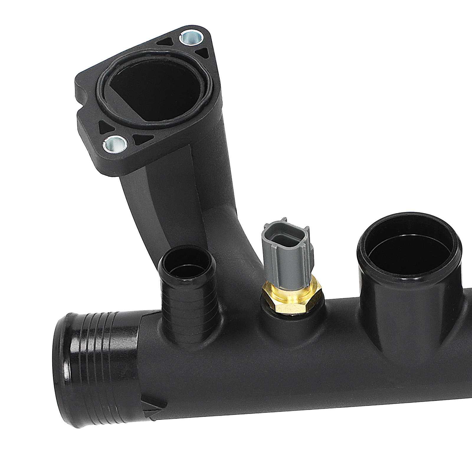 Thermostat Cover Outlet Pipe w/Sensor For Jaguar Vanden Plas J96JV-8A504-BD