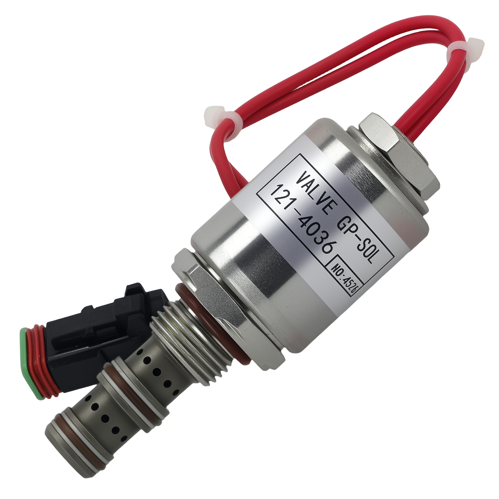 Solenoid Valve for Caterpillar 432D 436C 438C 442D 446B 1214036 Steel