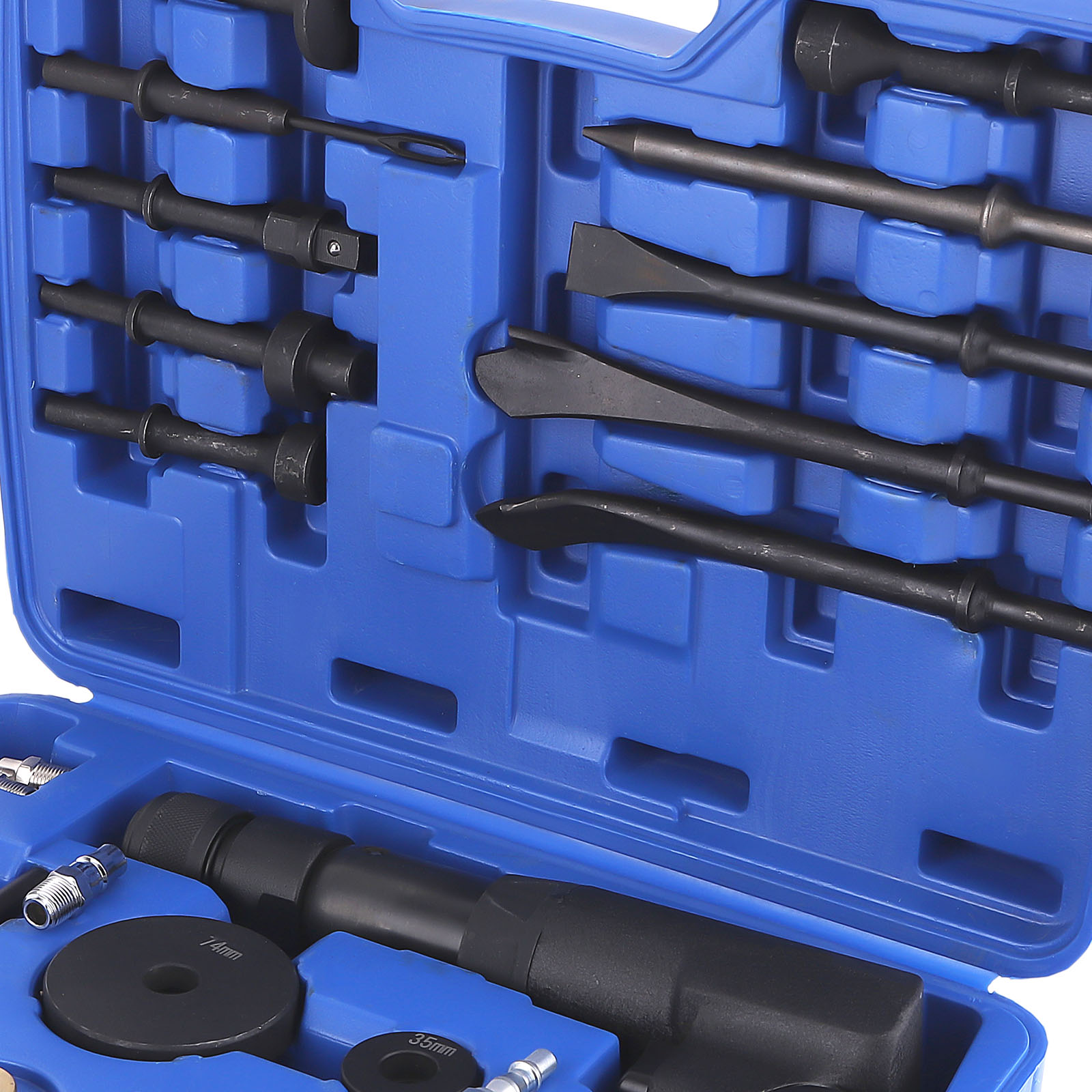 Auto Body Air Hammer Tool 19-Piece Air Hammer Kit - Heavy Duty ...