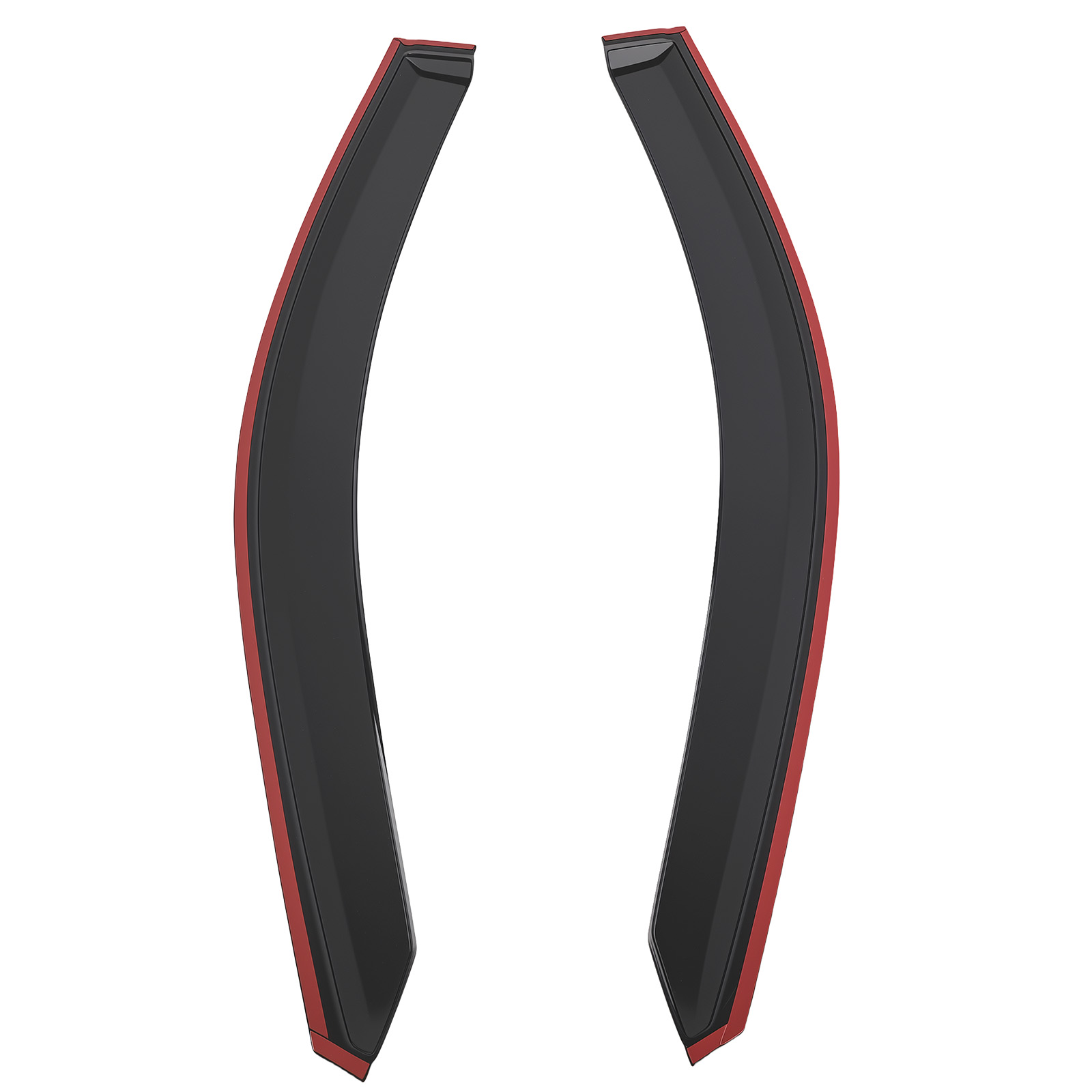 Window Rain Guard for Subaru WRX 2015-2021 Wind Deflectors Visor Black 4Pcs