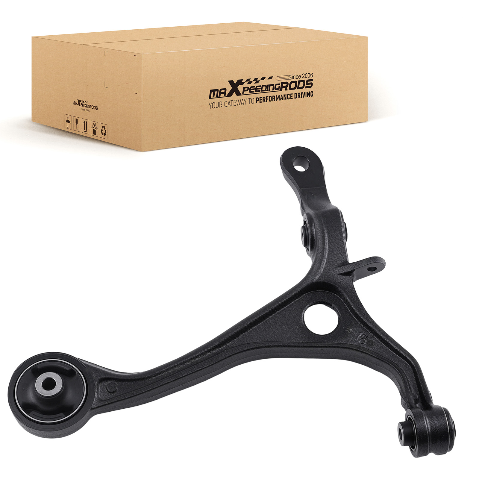 1x Front RH Passenger Lower Suspension Control Arm For 2003 - 2007 Honda Accord