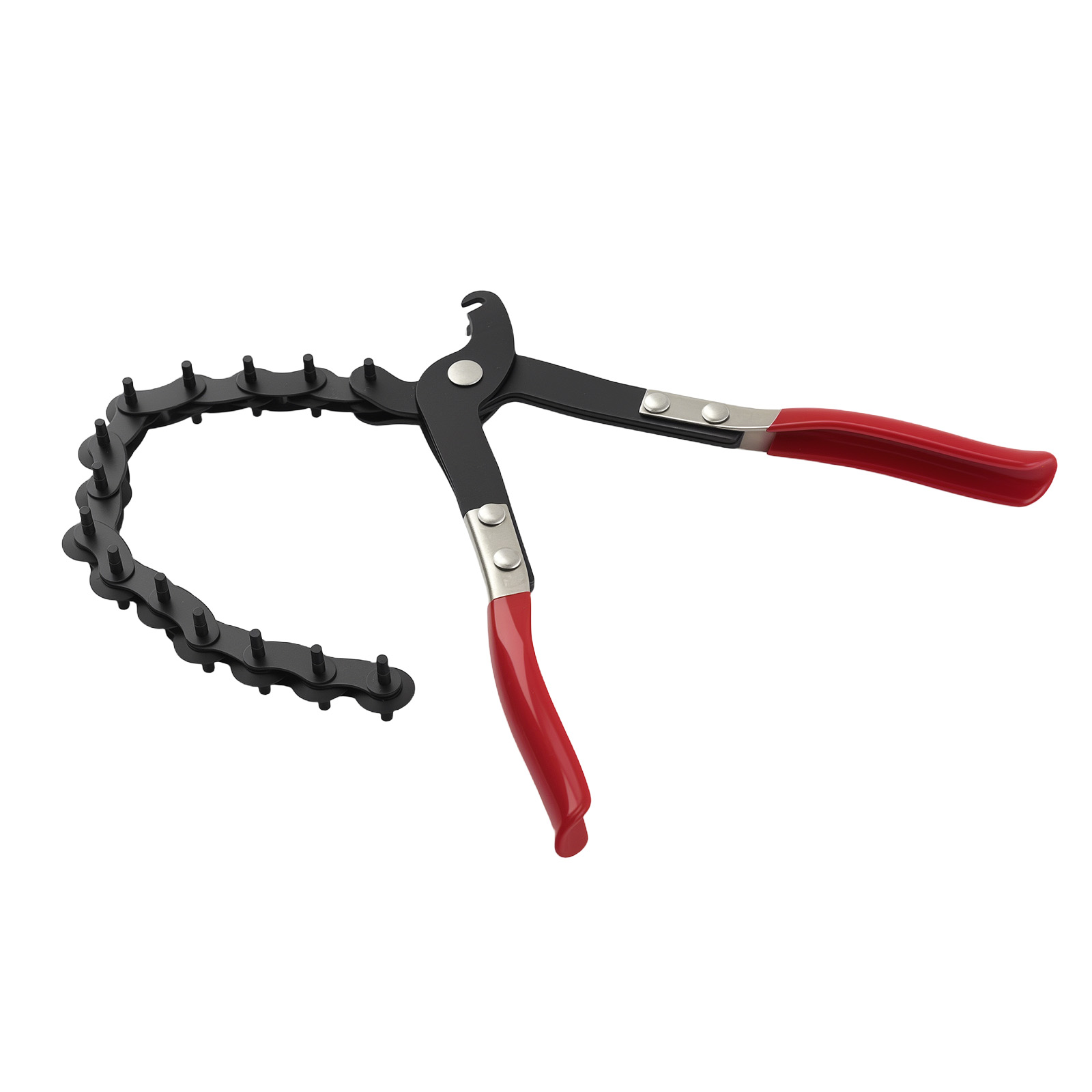 Auto Shop Exhaust Pipe Chain Pliers for Repair 3/4-3-1/4 inch Steel Tool