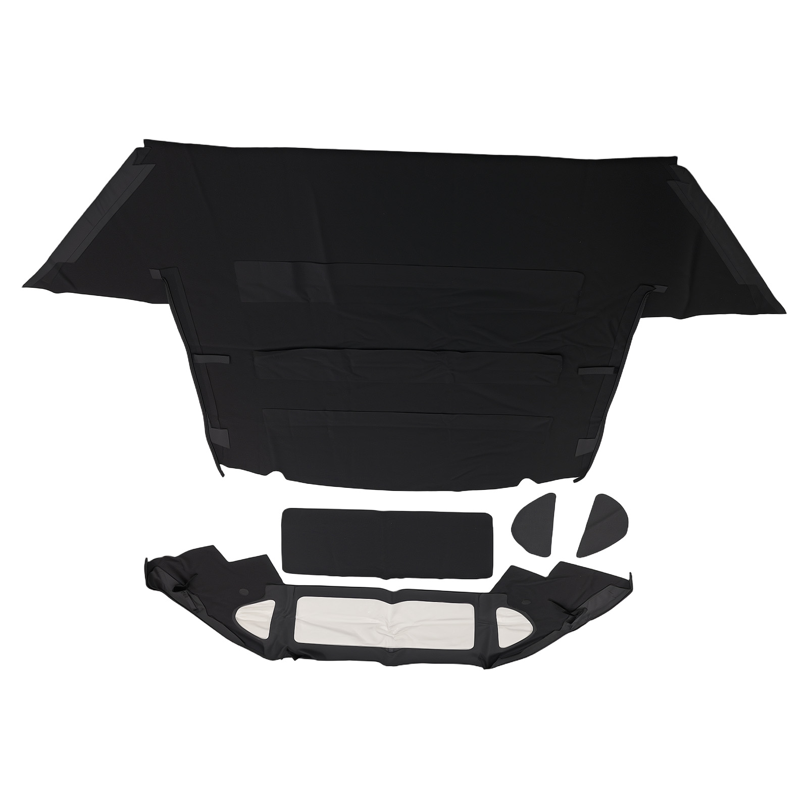 Black Convertible Top for Mercedes-Benz R129 300SL 500SL 1990-1993 MB3394BLKBLK