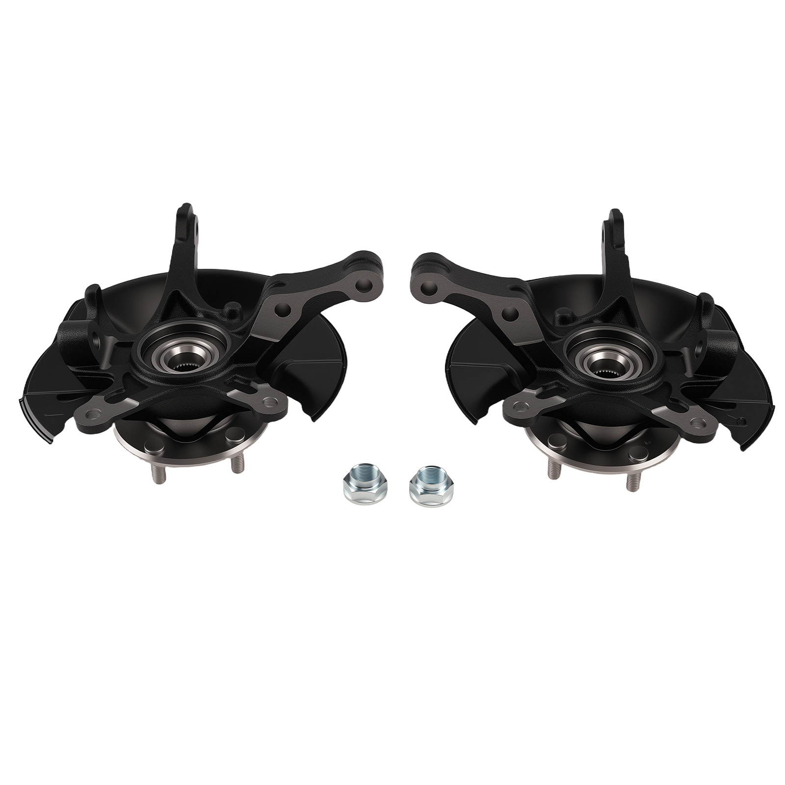 2* Front Driver Passenger Steering Knuckle Wheel Hub for Honda Civic 2012 LK098