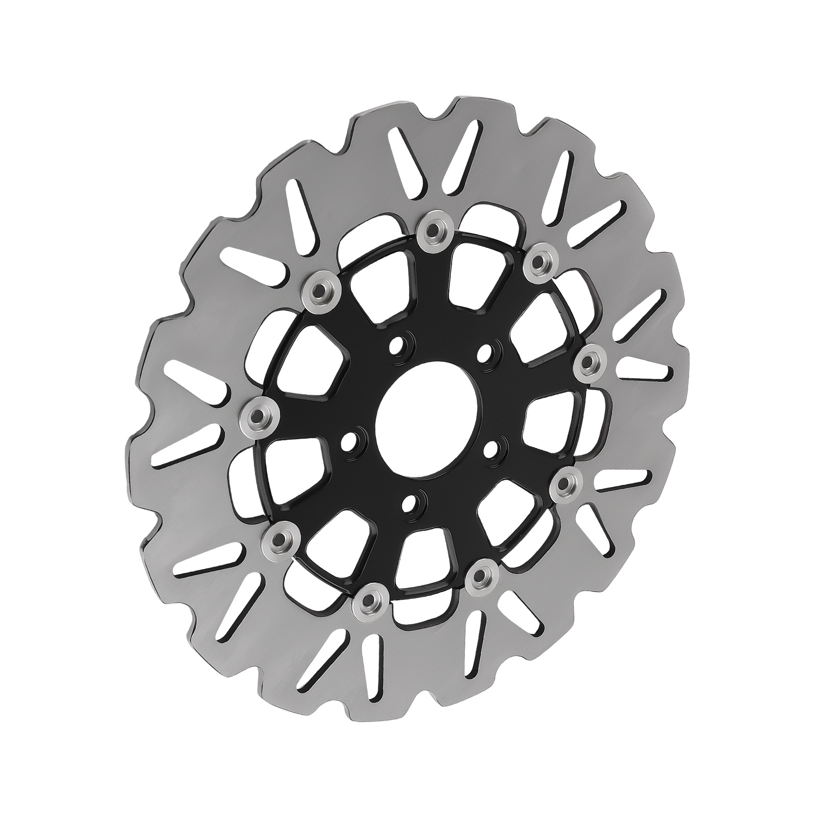 Motorcycle Front Brake Disc for Harley-Davidson Dyna 2006-2017 11.8inch Black