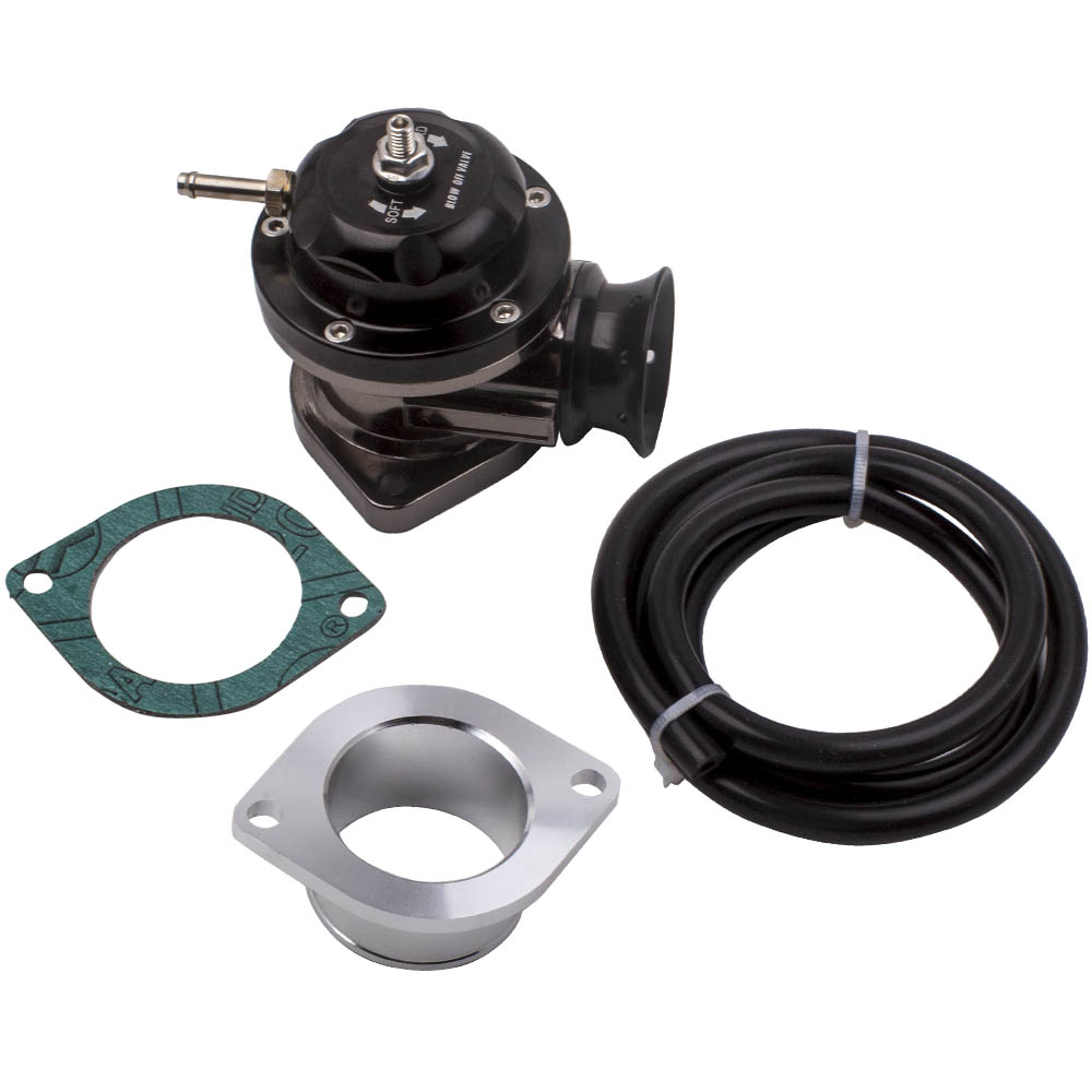 25 PSI Boost TypeRS Intercooler Blow Off Valve 2.5" BOV Pipe Adapter