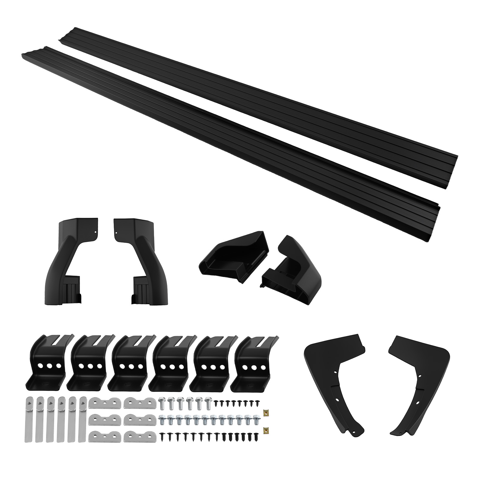 Non-Slip Running Board Side Step for Ford Explorer 2020-26 Black Aluminum Alloy