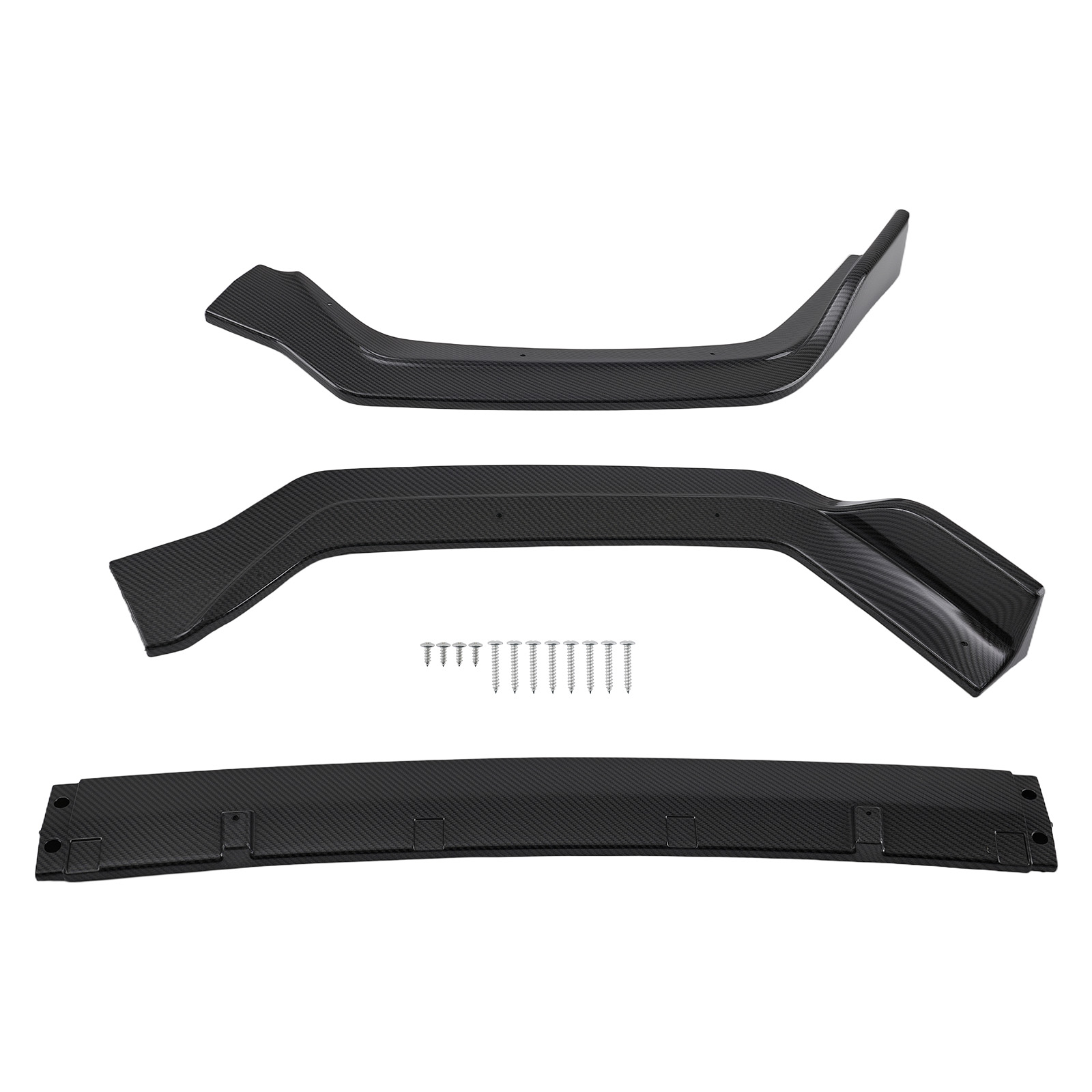 Carbon Look Front Bumper Lip for Infiniti Q50 Sport 2018-2023 Protection