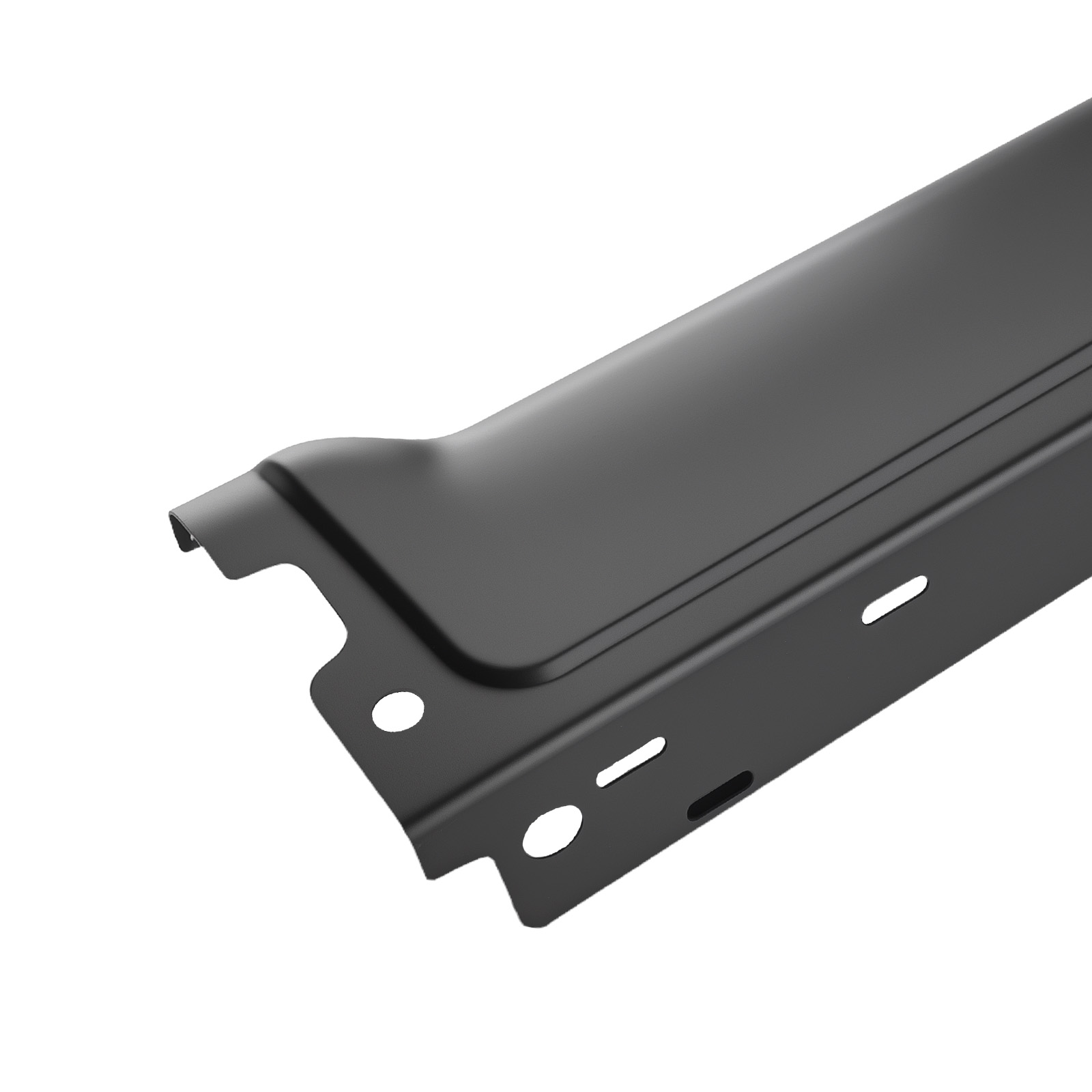 Left Rear Black Bumper End for Ford F-150 2009-2014 FO1102375 Steel