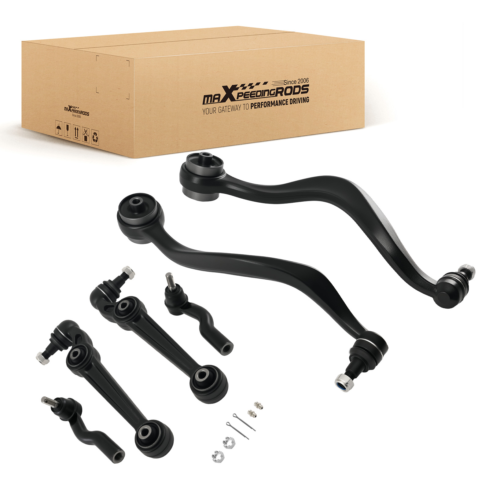 Lower Front Control Arm w/ball Joint Tie Rod End FOR K620492 MAZDA 6 2003-2008
