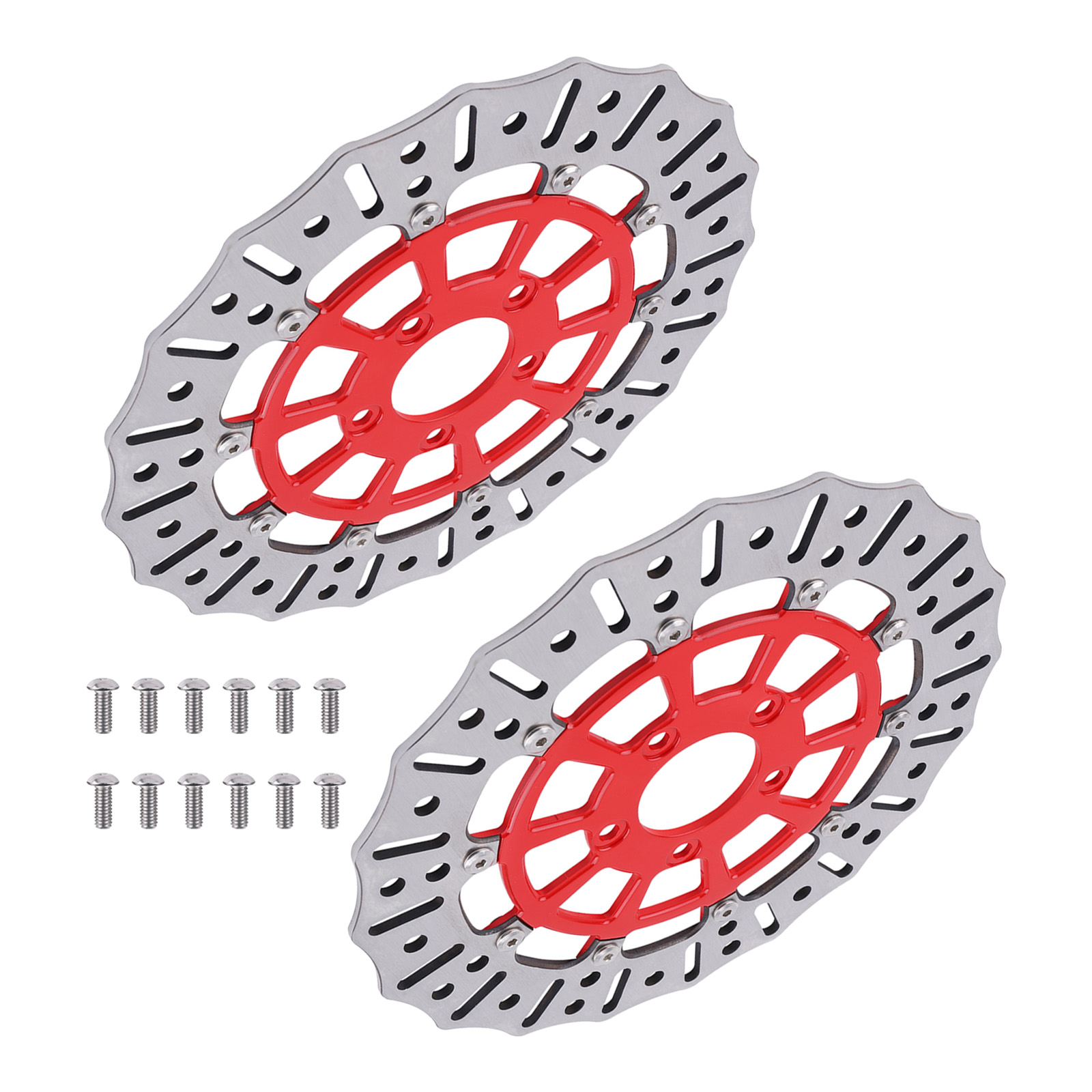 2* Front Floating Brake Disc for Harley Davidson Road Glide Street Glide 2008-21