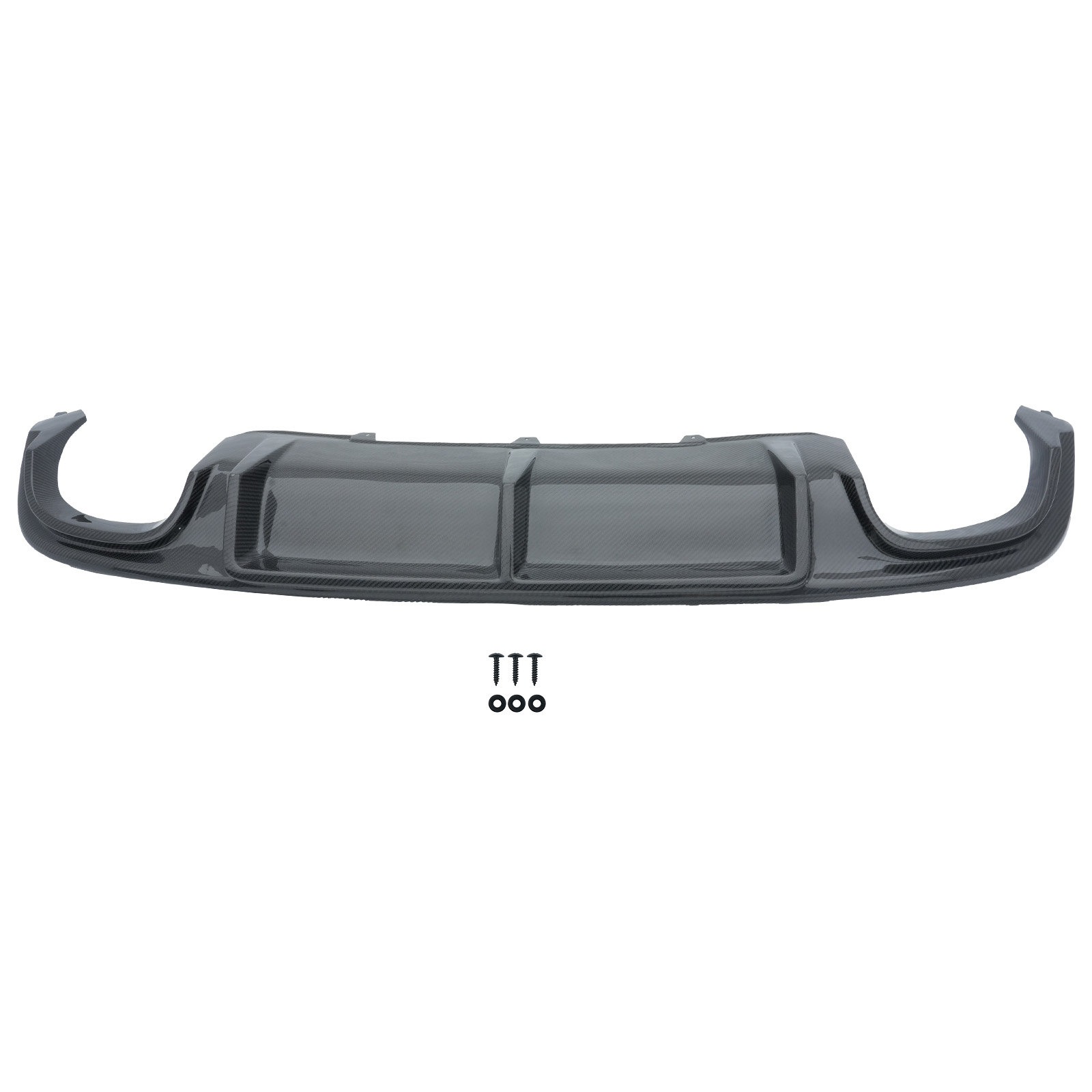 Carbon Fiber Lip Rear Bumper Diffuser for Audi S5 A5 Coupe 2012-2017 B8.5