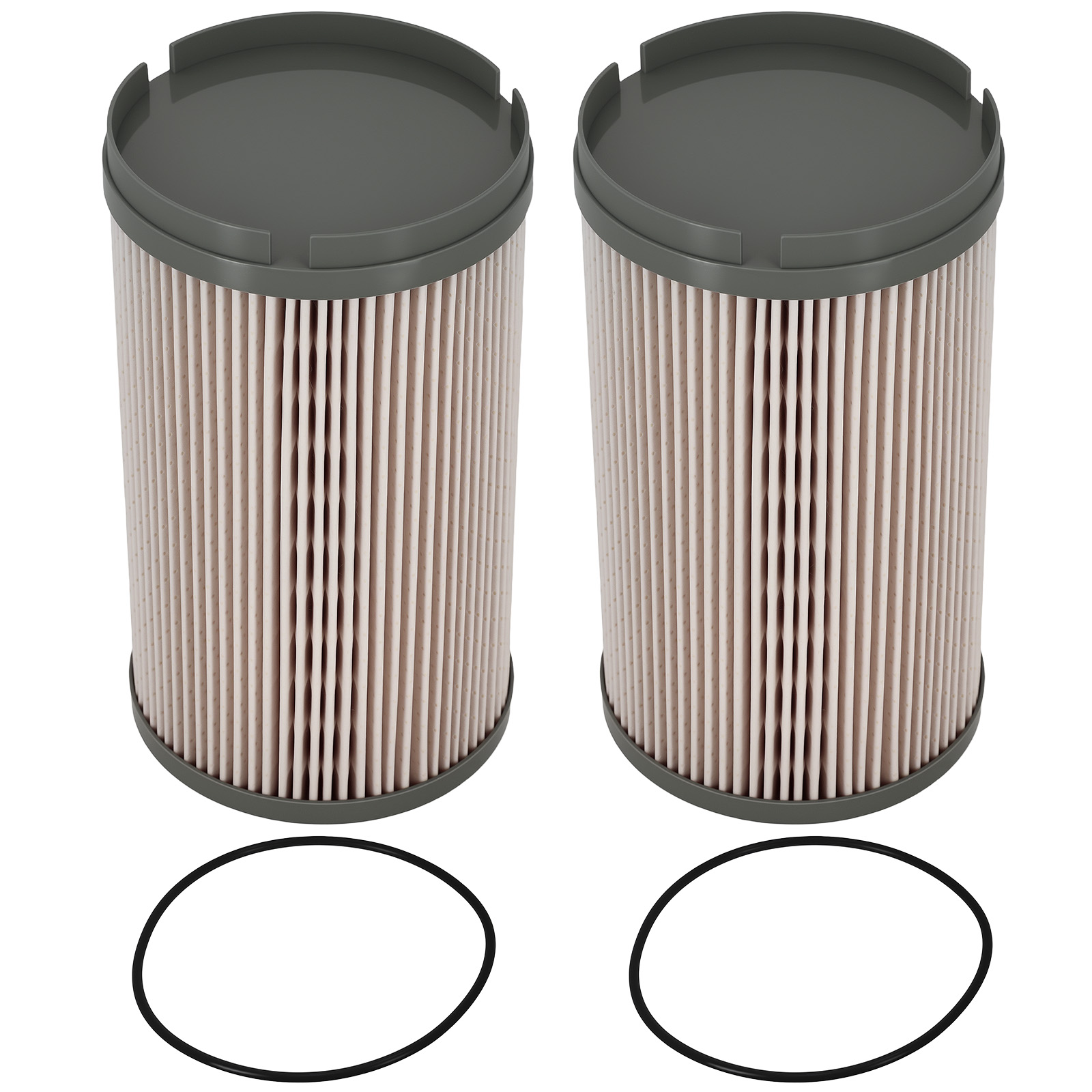 2PCS Fuel Filter for Cummins MX11 MX13 2015-2017 K37-1029 K371011 High Flow
