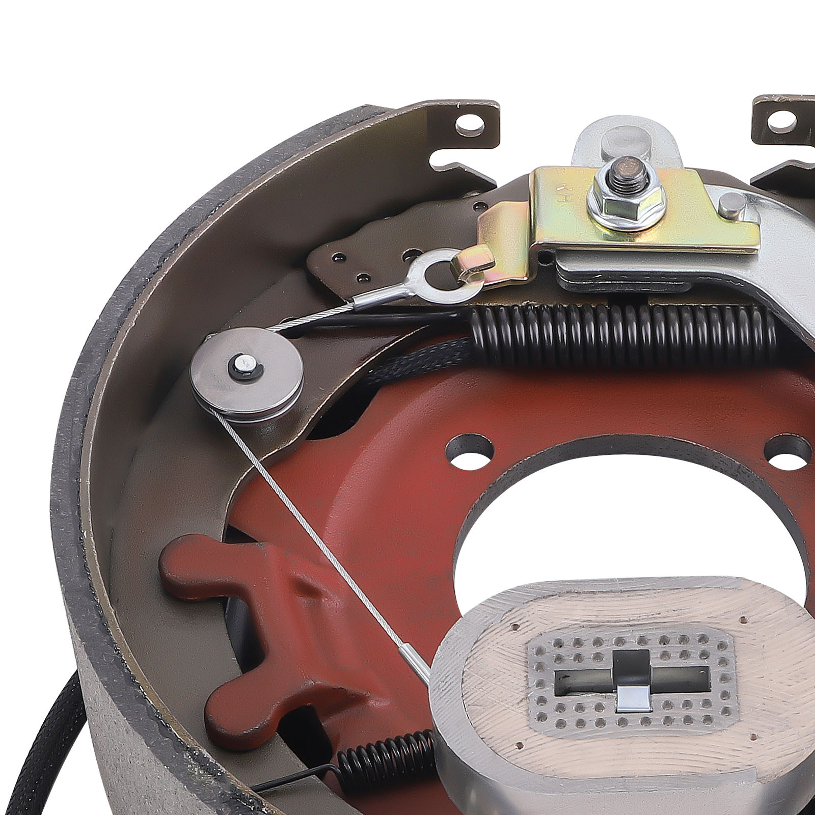 4pcs 12-1/4 x 3-3/8 lbs Electric Trailer Backing Plate Brake for Dexter 8K Axle