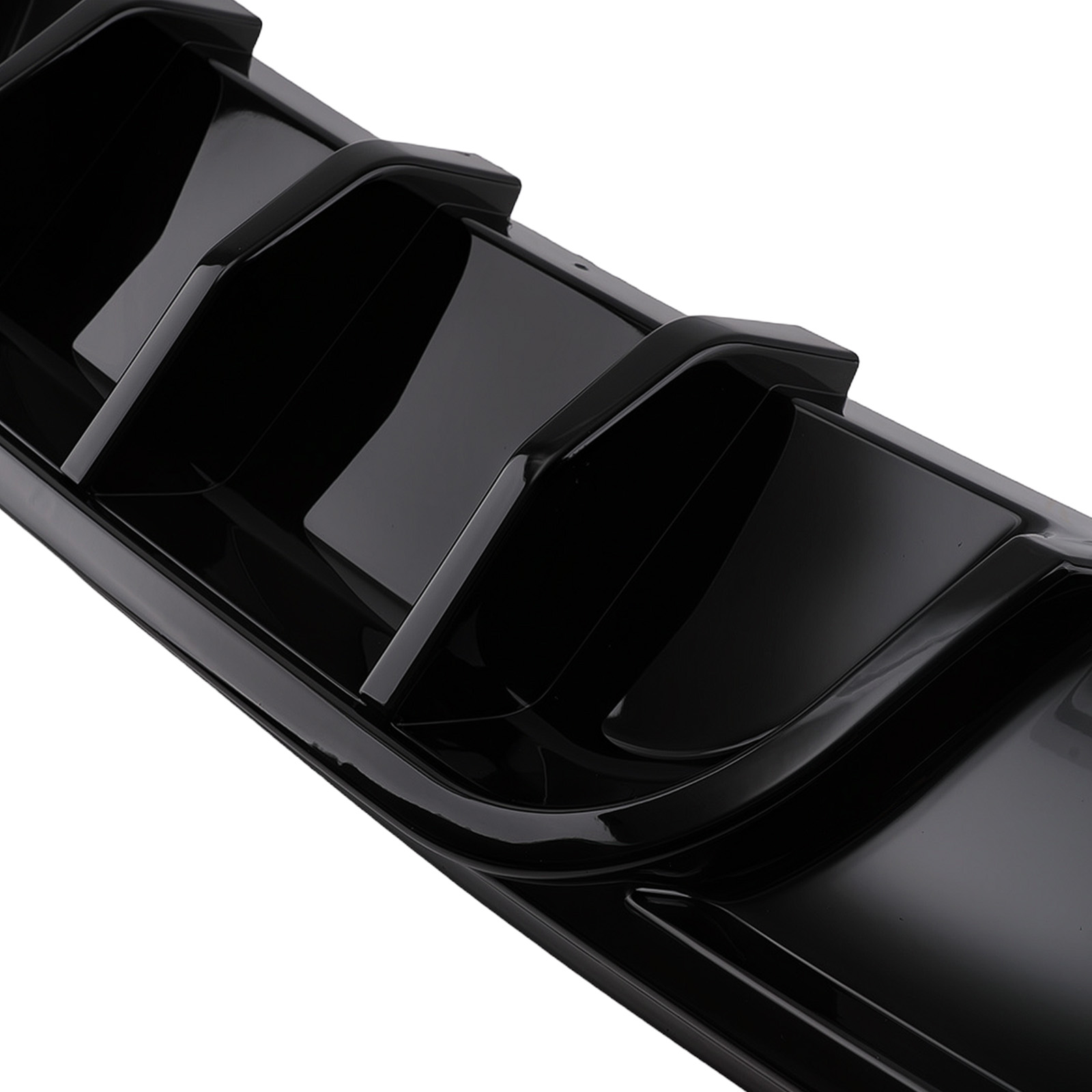 Black PP Extension Kit for BMW E82 125i 135i M Sport 2007-13 Rear Lower