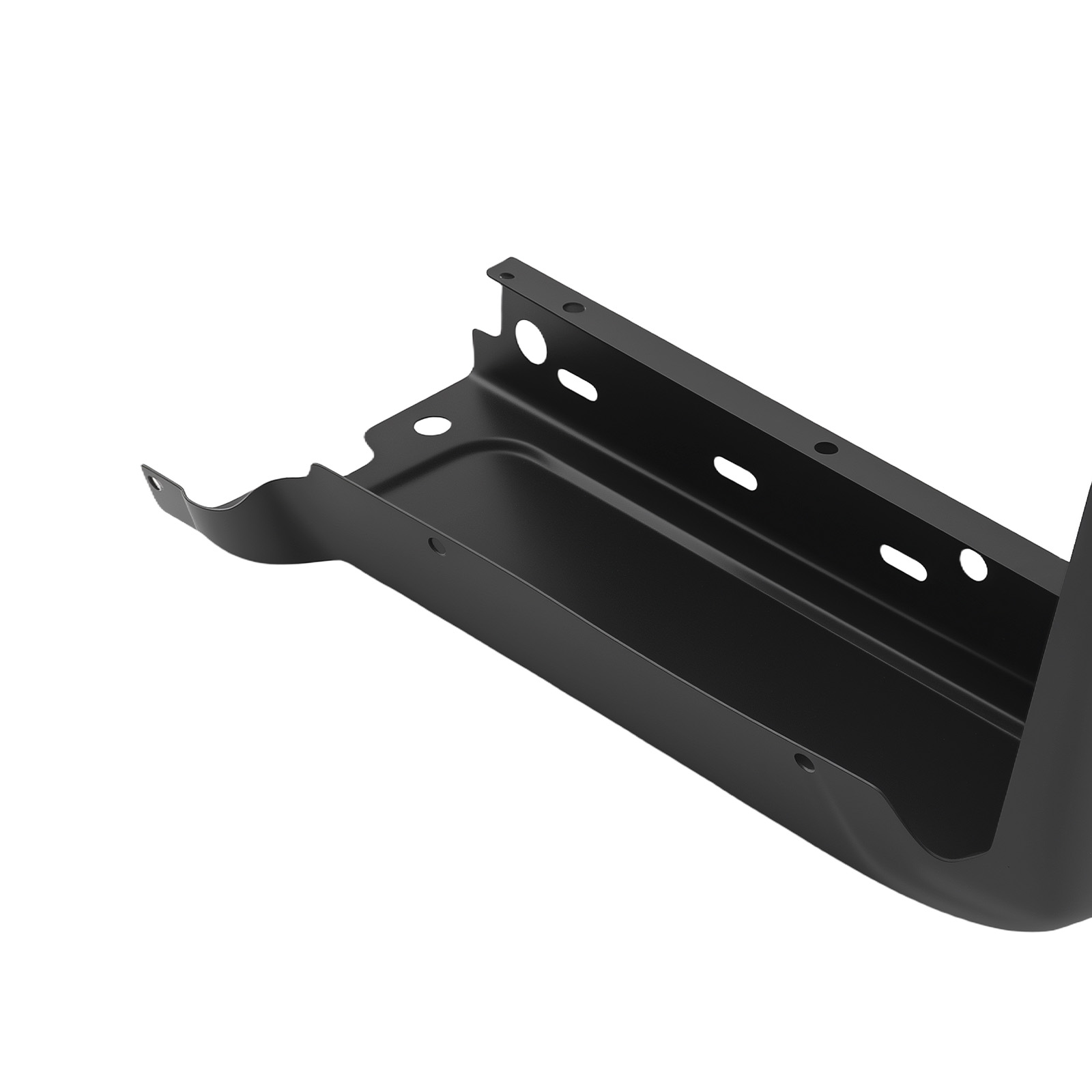 Left Rear Black Bumper End for Ford F-150 2009-2014 FO1102375 Steel