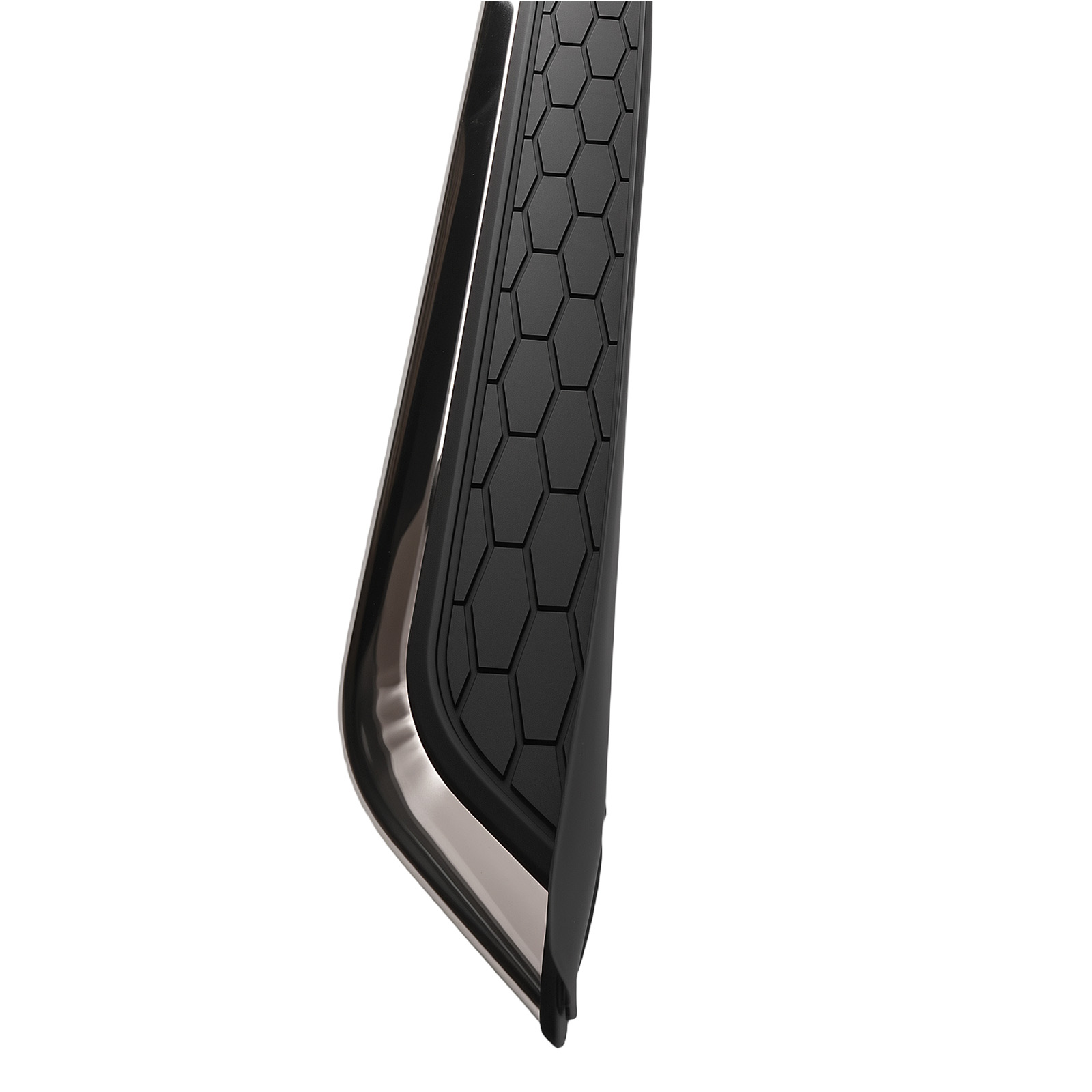 Black Side Running Boards for Lincoln Aviator 20-25 Aluminum Easy Installation