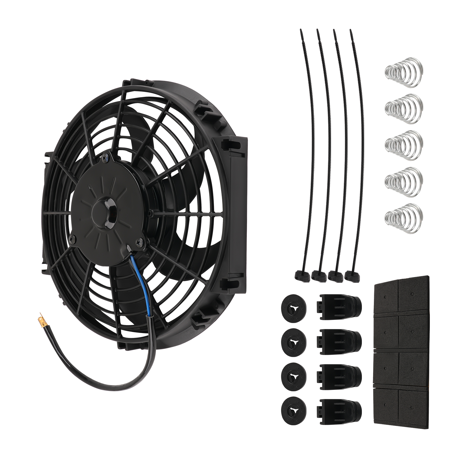 10 inch Universal Electric Radiator Cooling Fan 800 CFM Push Pull for Engine