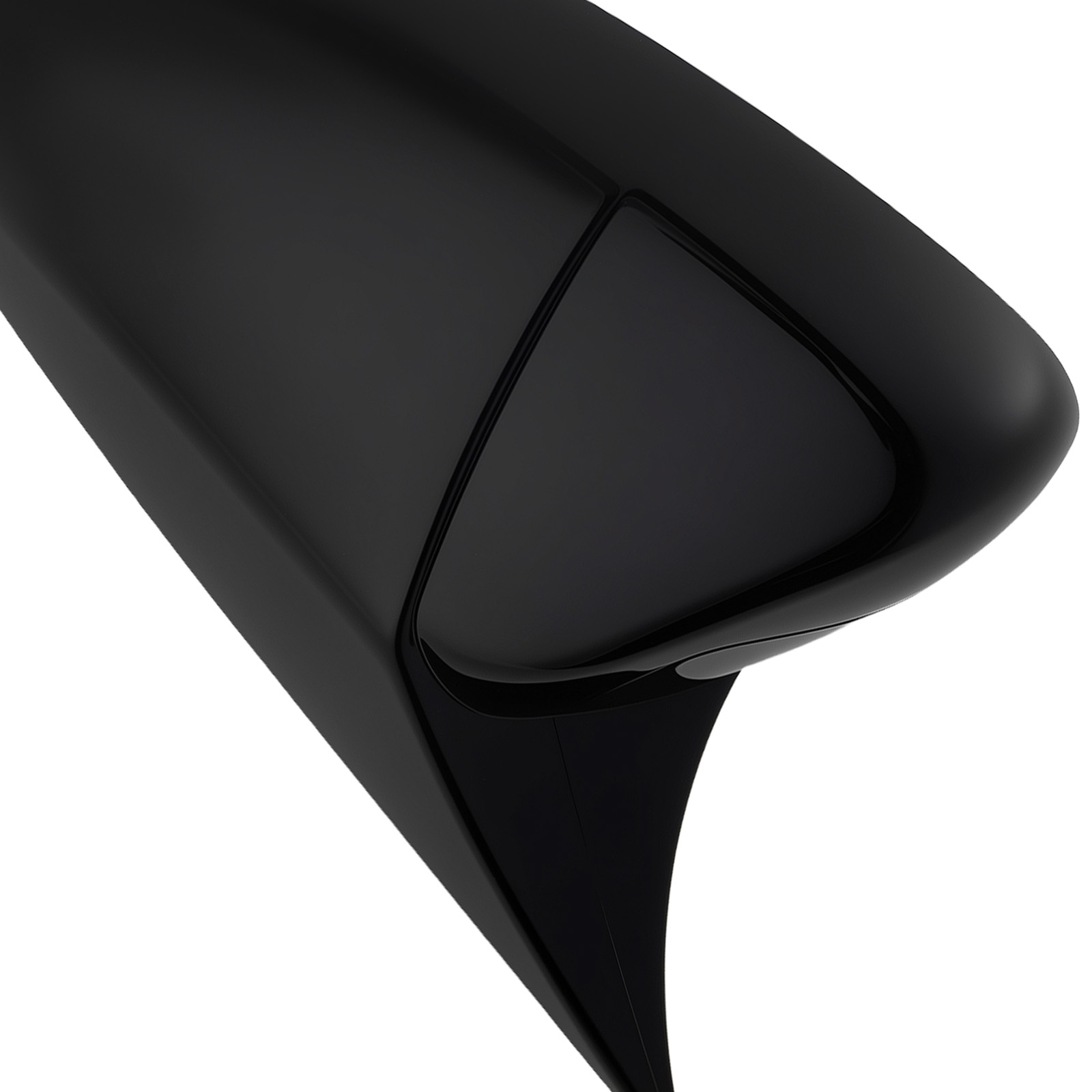 Side Mirror Cover Caps  for Honda Accord 2018-2022 Non-LED Signal LH+RH Black