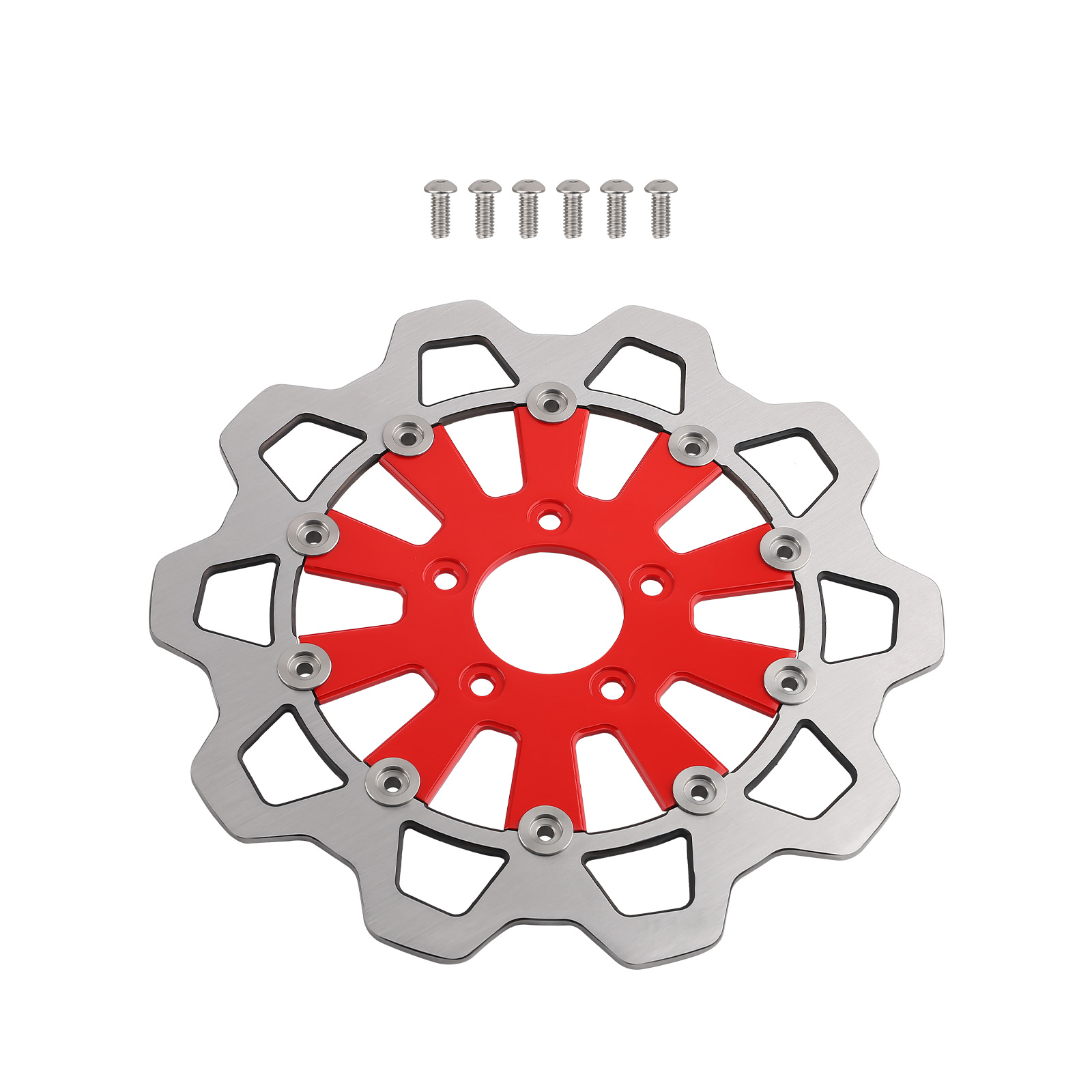 Front Brake Disc 299mm Fit for Harley-Davidson Sportster Iron 883 2014-2024 Red
