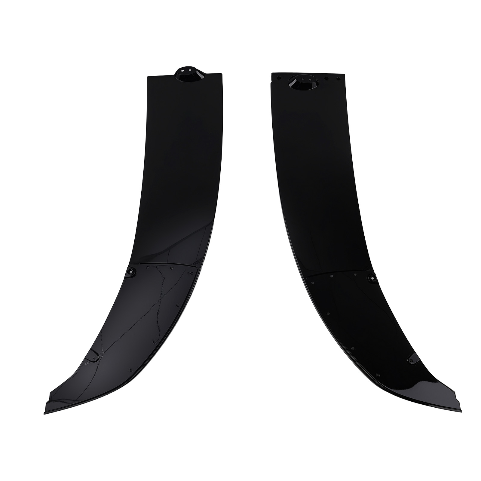 Front Lower Spoiler for BMW F10 M Sport 2011-2016 Gloss Black ABS 4Pcs