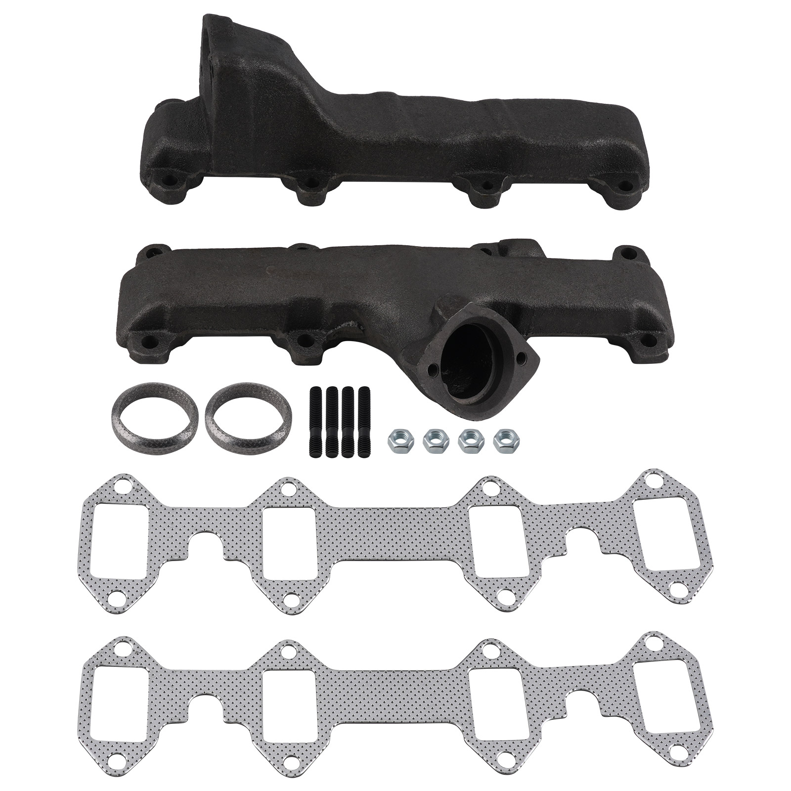 Pair Exhaust Manifold for Ford Truck F100 F150 F250 F350 V8 352-390ci 1965-1976