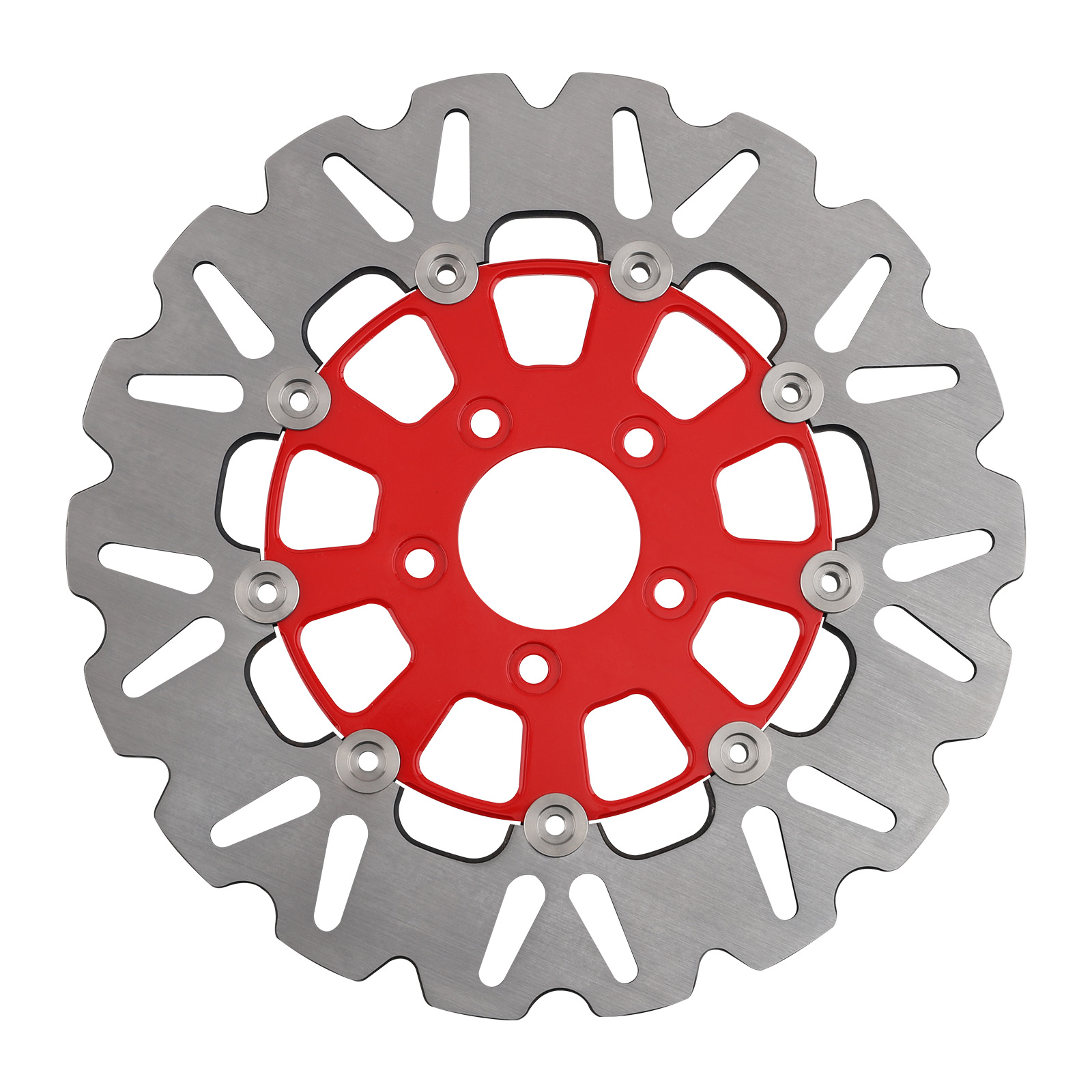 299mm Front Brake Disc Fit for Harley-Davidson Dyna Sportster 2006-24 Red