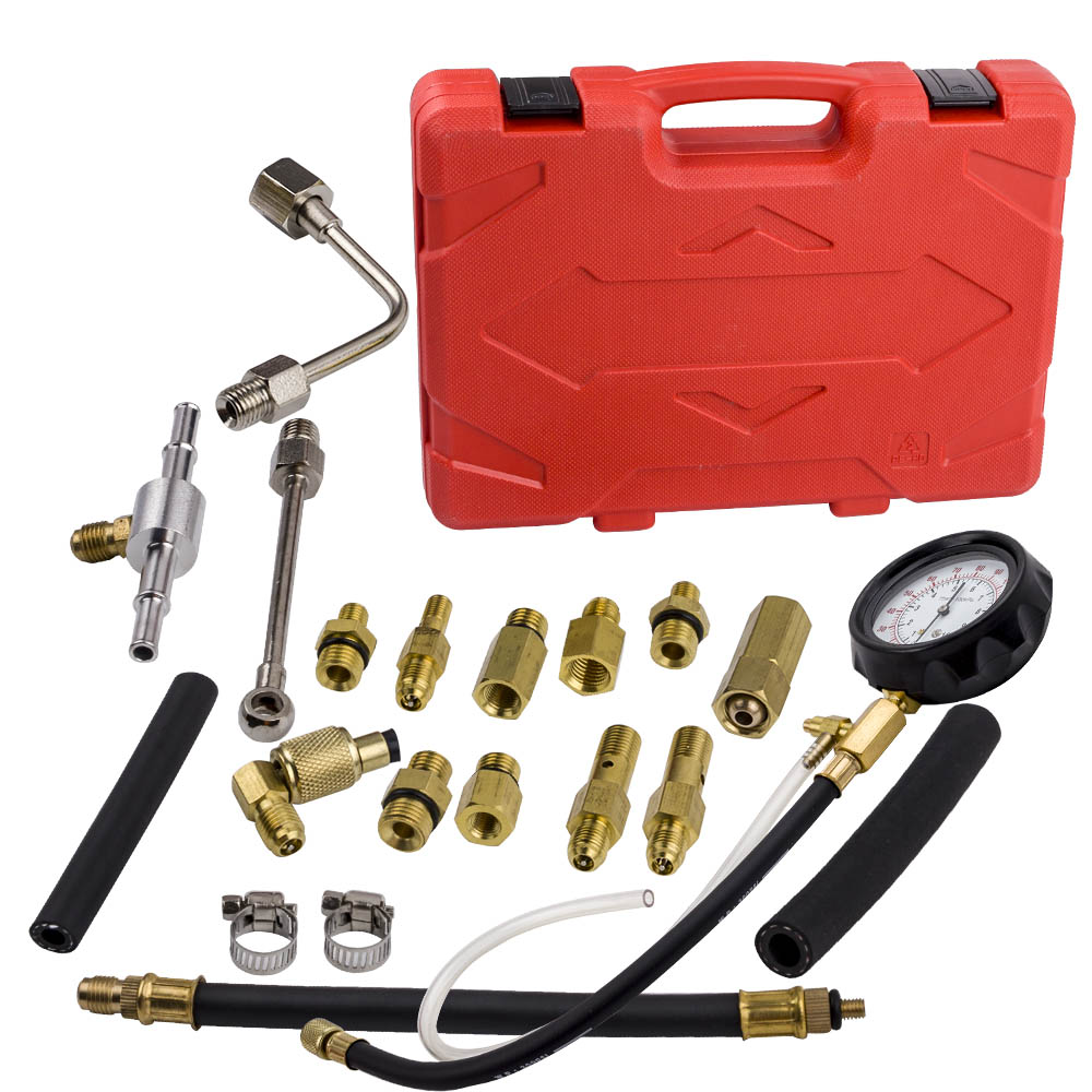 Engine Fuel Injection Pump Pressure Tester Gauge Adapter Tool Set