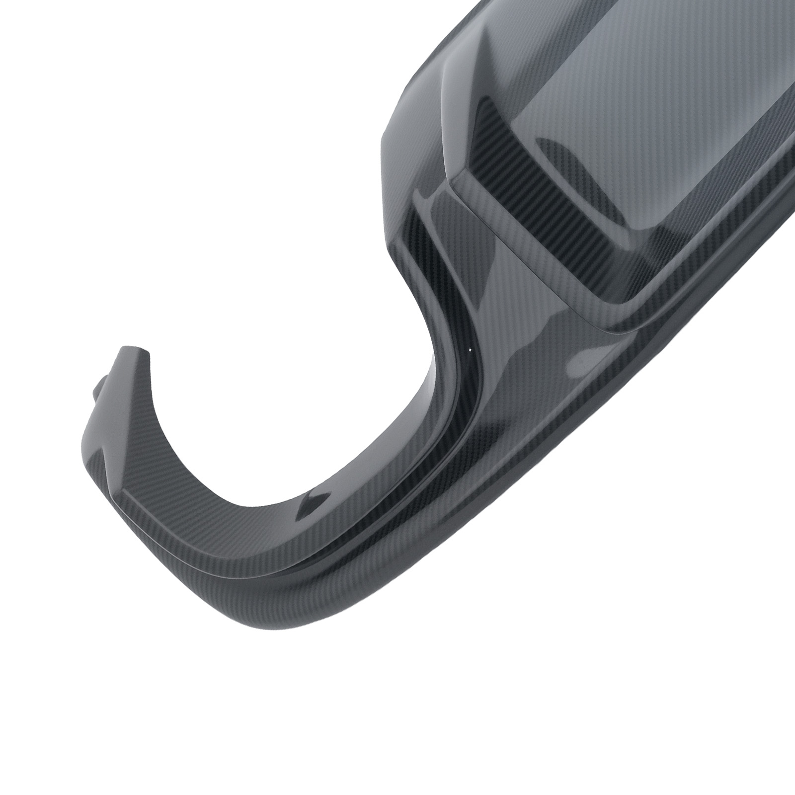 Carbon Fiber Lip Rear Bumper Diffuser for Audi S5 A5 Coupe 2012-2017 B8.5
