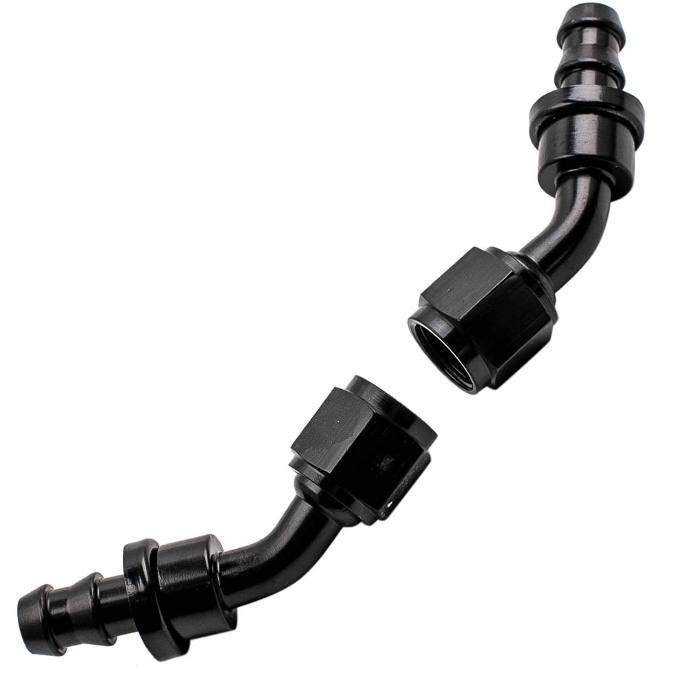 20Feet 6AN Stainless Steel Braided Fuel Line + 10PCS Push Lock Fitting