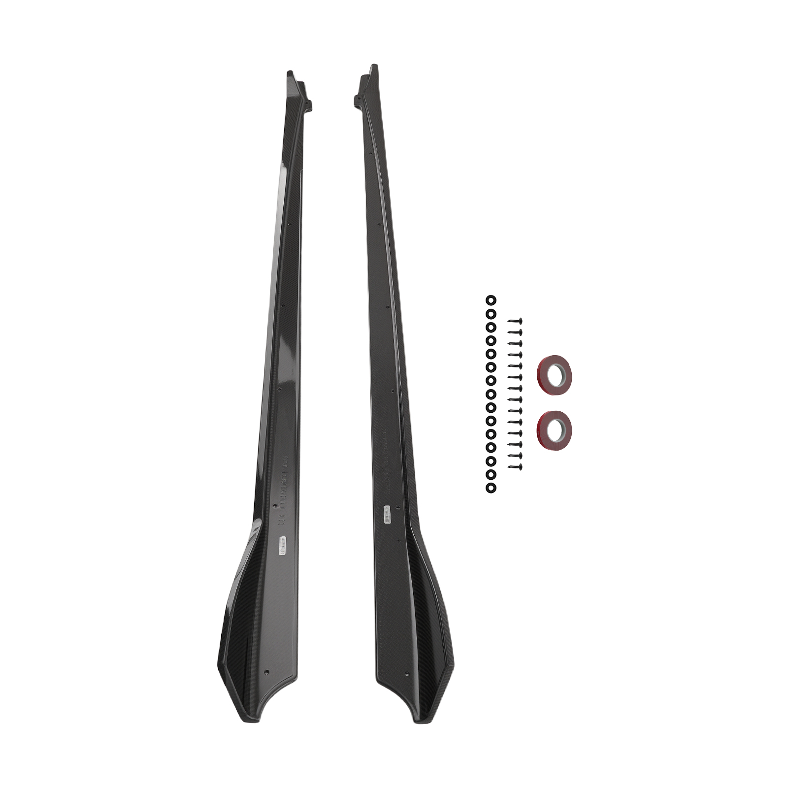 Performance Side Splitters for Toyota GR Supra 2.0L 3.0L 2020-2024 Carbon Black