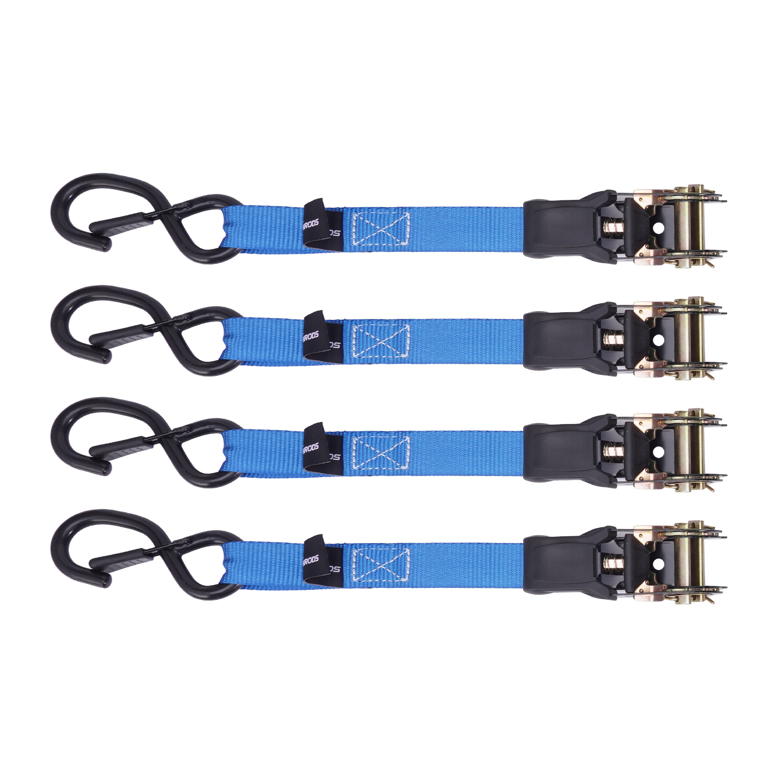 Heavy Duty Ratchet Straps Tie Down 15ft 2200 lb for Transport Motorcycle Truck