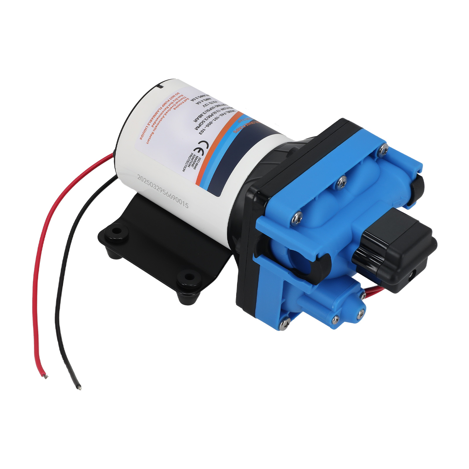12V Marine Water Pump for RV Boat Yacht Agricultural 3.5GPM 55PSI Car Wash