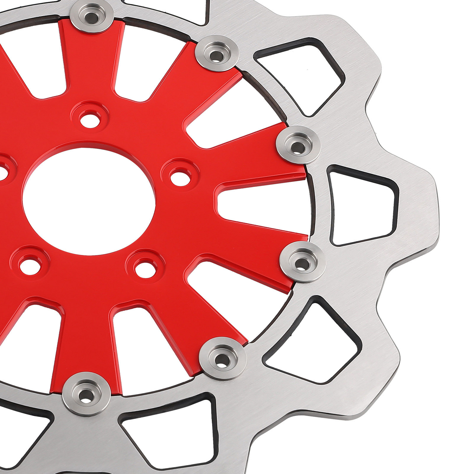 Front Brake Disc 299mm Fit for Harley-Davidson Sportster Iron 883 2014-2024 Red