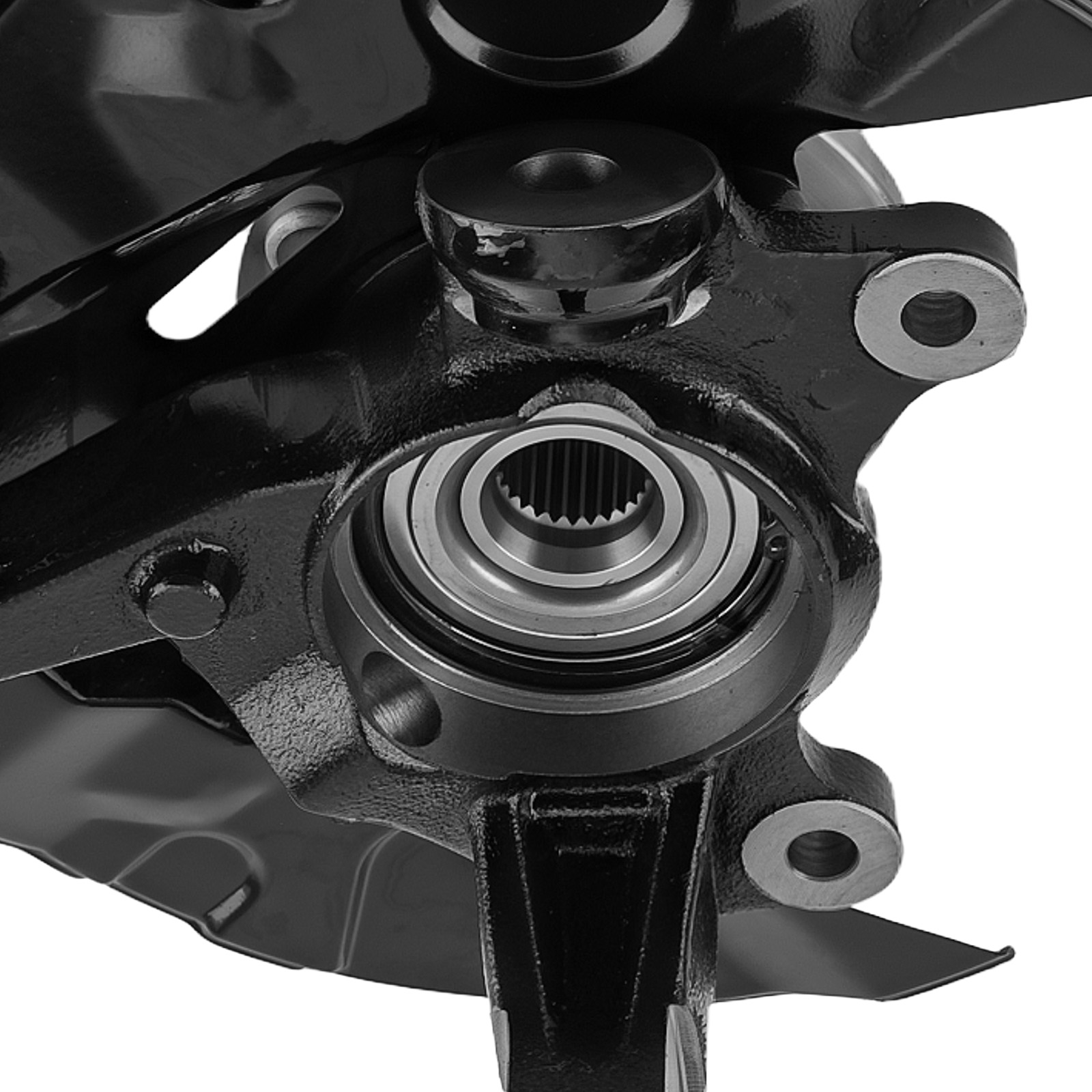 2XFront R+L Wheel Bearing & Hub Assembly with Knuckle for Toyota Matrix FWD