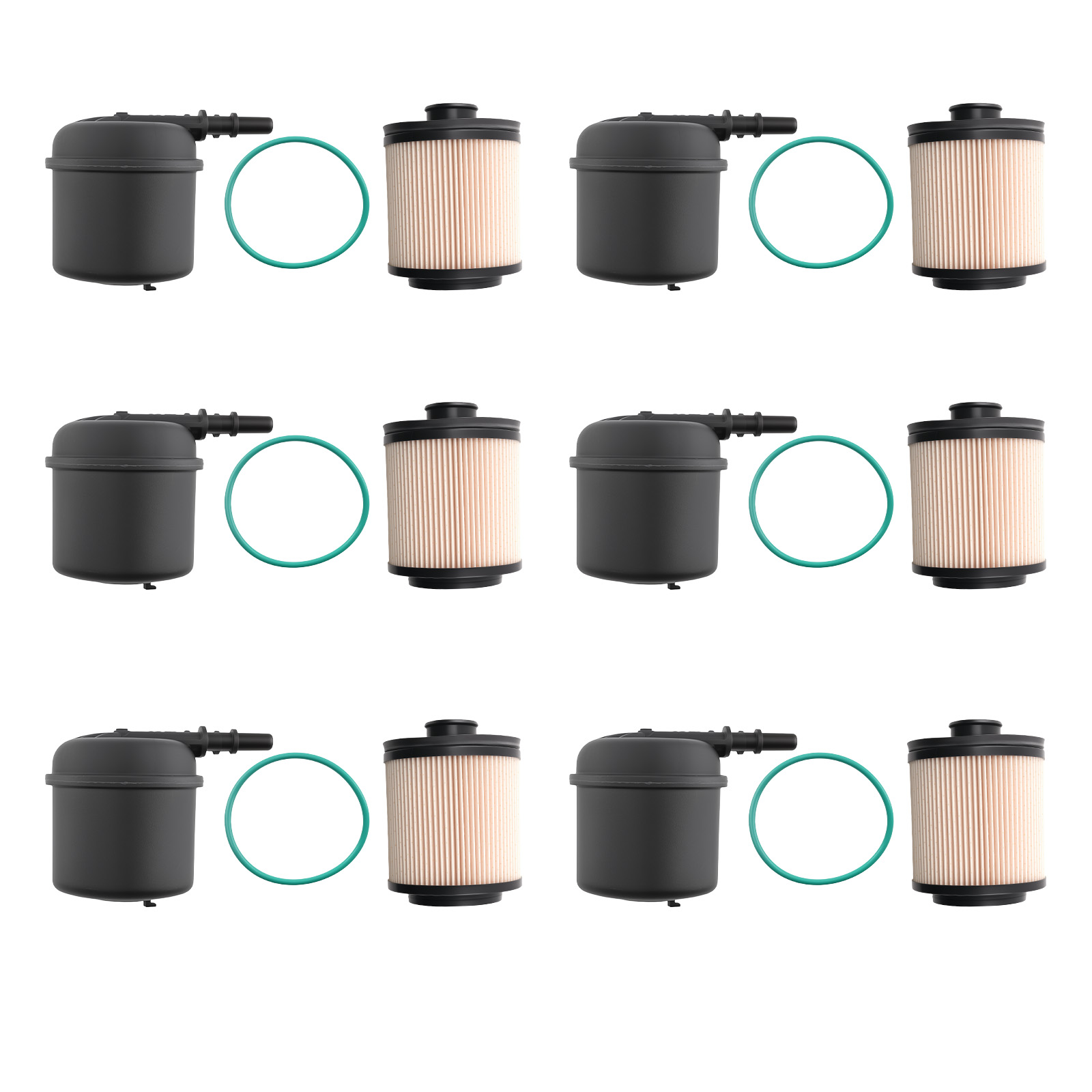 6X Diesel Filter for Ford F250/F350/F450/F550 Super Duty 2011-2016 BC3Z9N184B